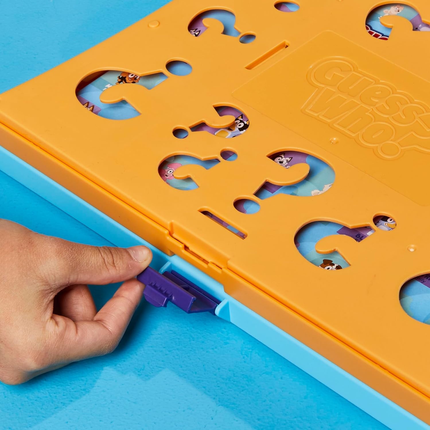 image:imageHasbro Gaming Guess Who Bluey Edition Game Bluey Characters and Objects Fun Kids Board Games for Families 2 Players 15 Mins Travel Friendly Ages 6