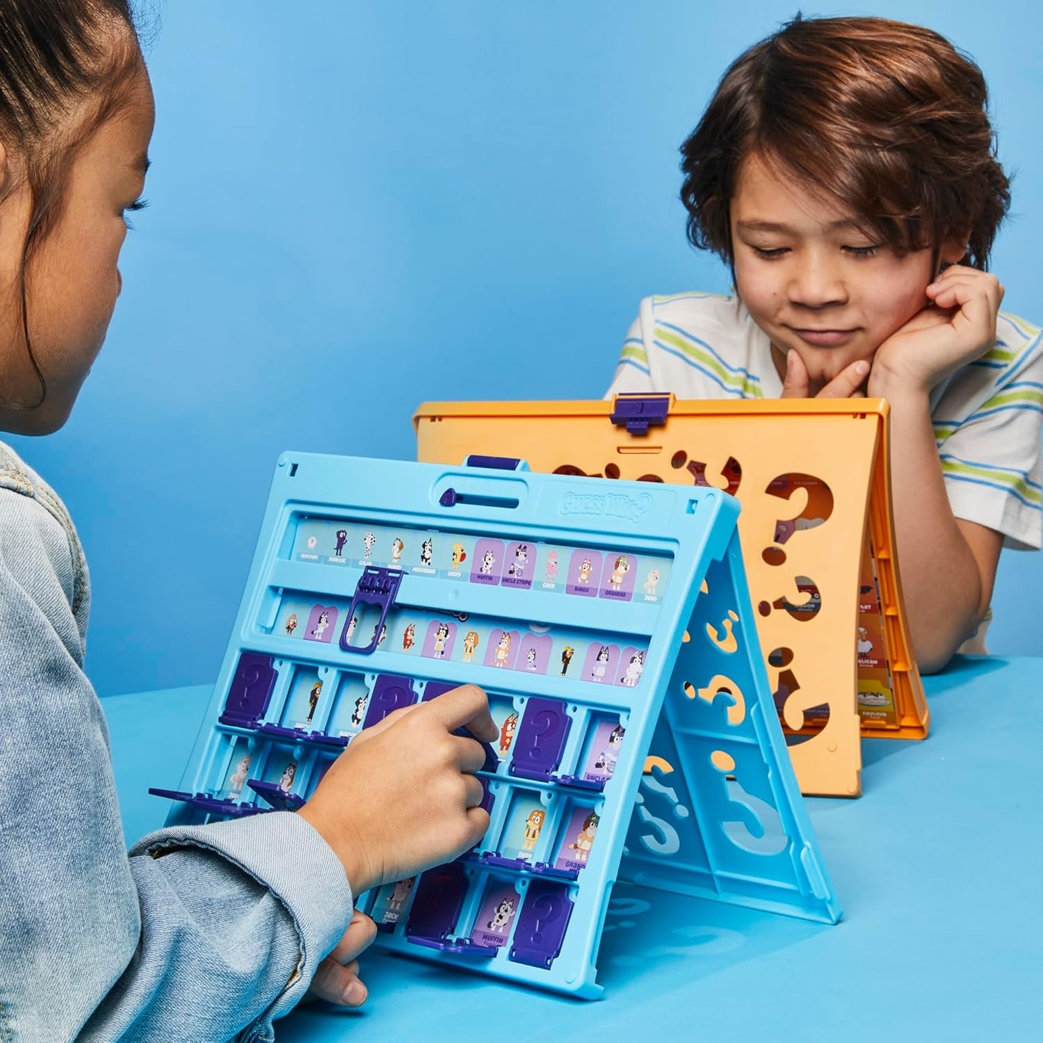 image:imageHasbro Gaming Guess Who Bluey Edition Game Bluey Characters and Objects Fun Kids Board Games for Families 2 Players 15 Mins Travel Friendly Ages 6