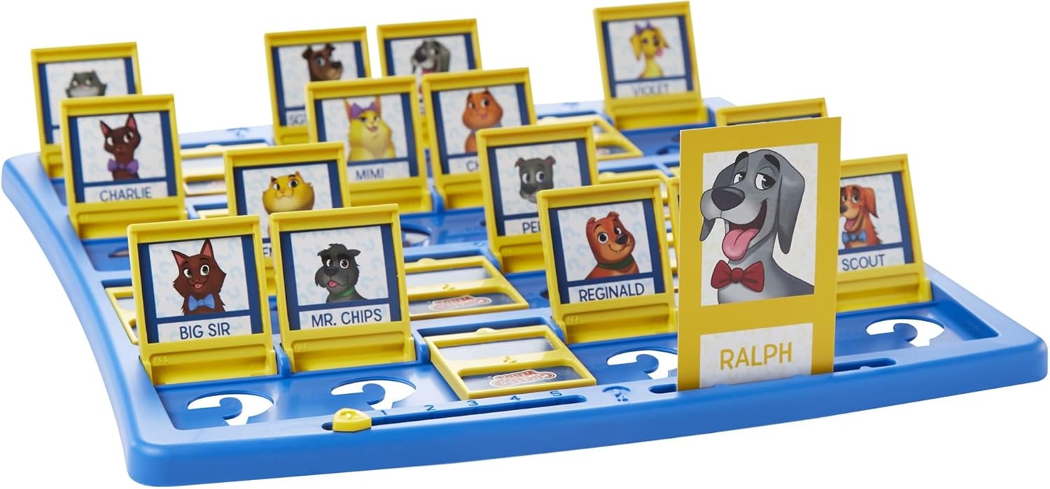 image:imageHasbro Gaming Guess Who Board Game with People and Pets Cards The Original Guessing Game for Kids Ages 6 and Up Easter Gifts for Boys and Girls Amazon Exclusive