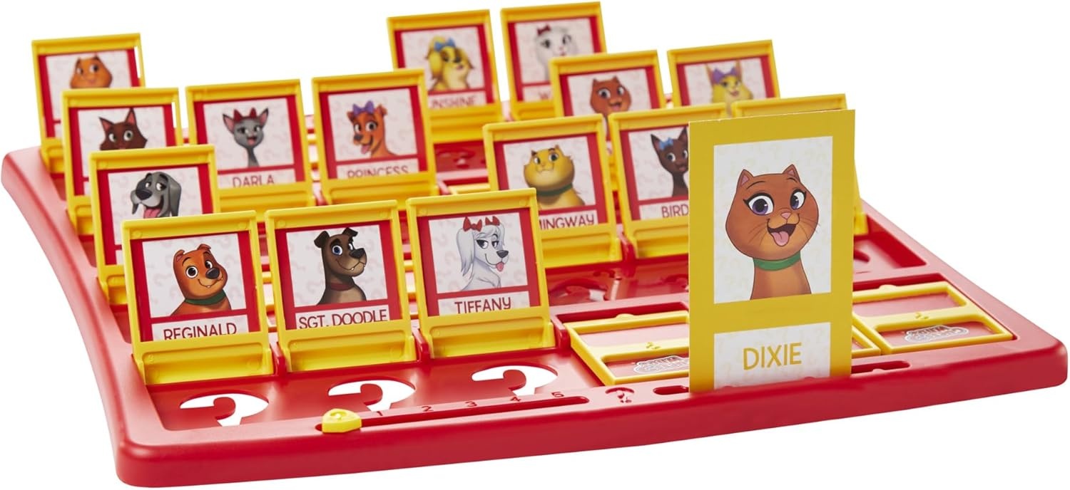 image:imageHasbro Gaming Guess Who Board Game with People and Pets Cards The Original Guessing Game for Kids Ages 6 and Up Easter Gifts for Boys and Girls Amazon Exclusive