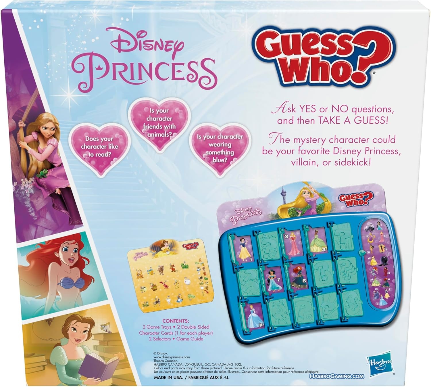 image:imageHasbro Gaming Guess Who Disney Princess Edition Kids Board Game Fun Game for Families and Kids Ages 5 and Up Easter Gifts for Boys and Girls Preschool Games Amazon Exclusive