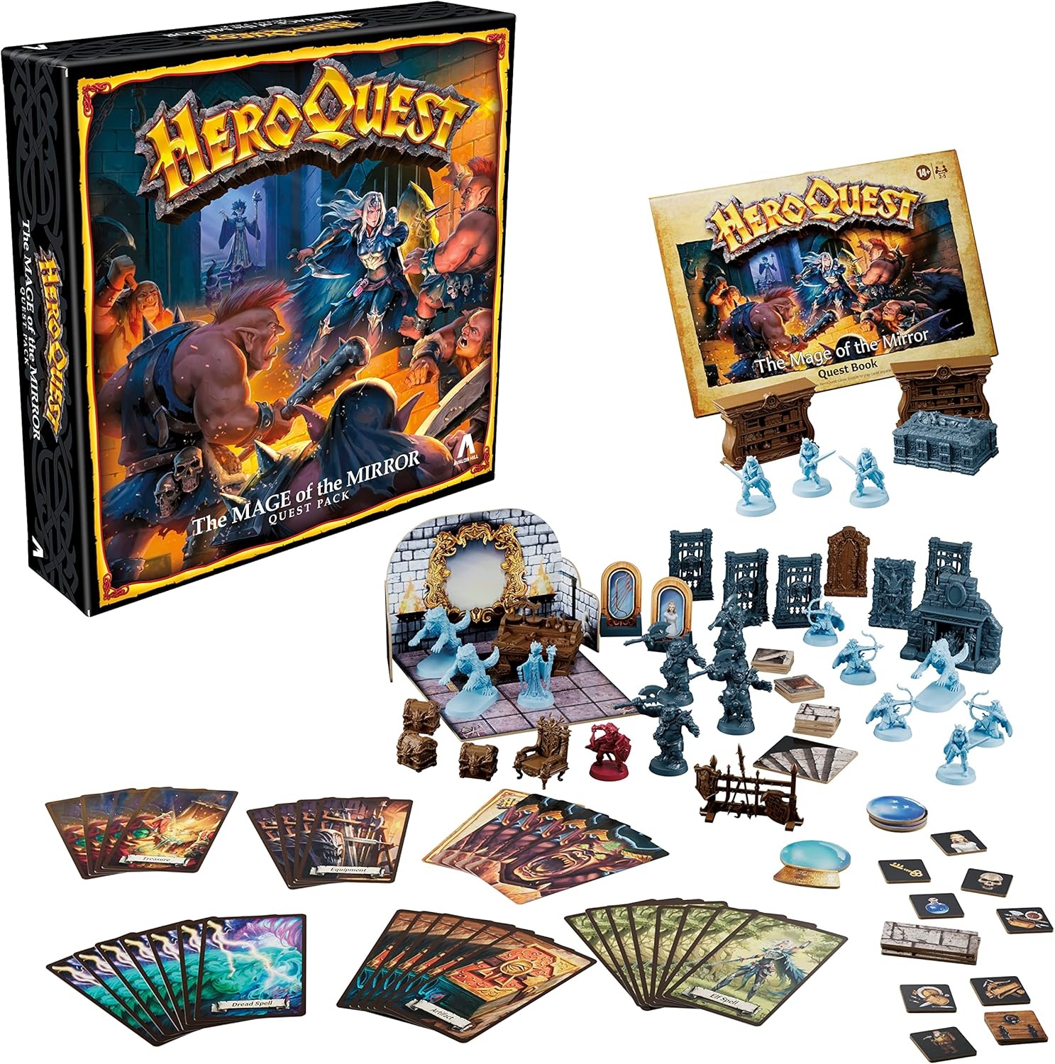 image:imageHasbro Gaming Heroquest The Mage of The Mirror Quest Pack Roleplaying Game for Ages 14 Requires HeroQuest Game System to Play