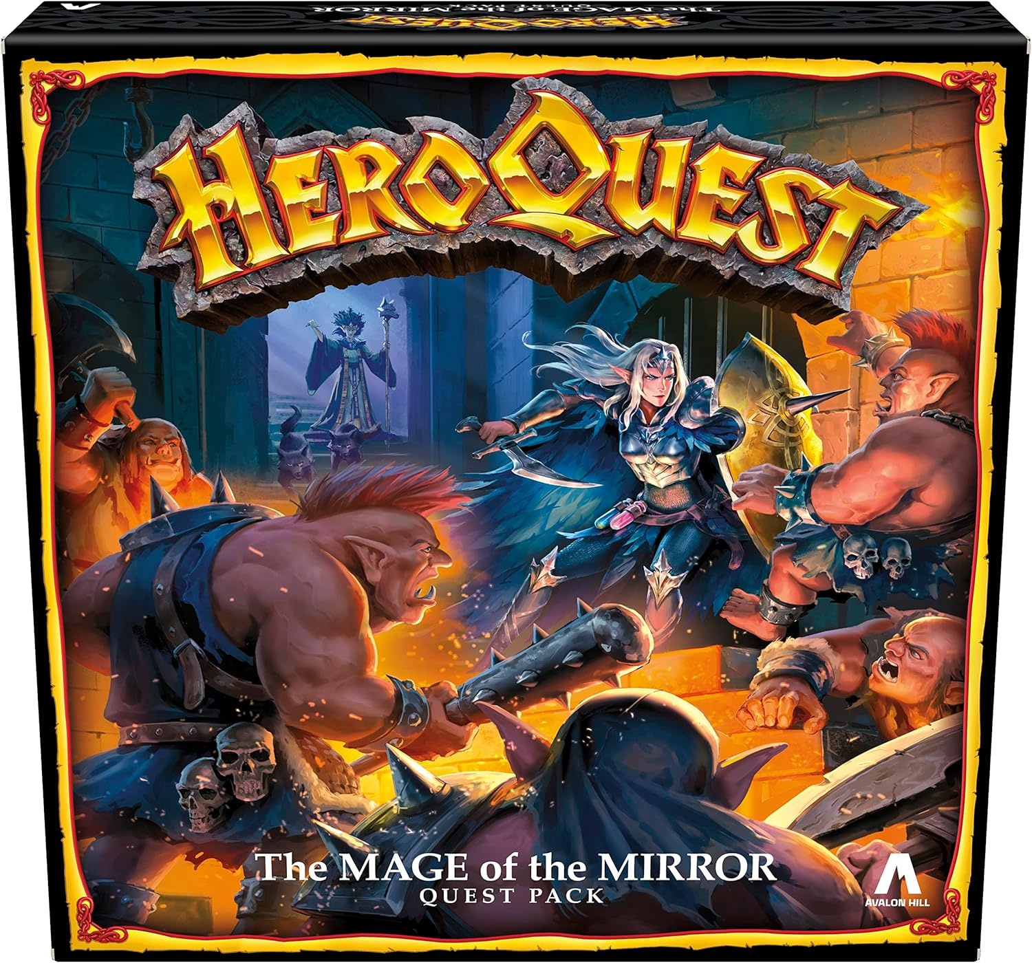 image:imageHasbro Gaming Heroquest The Mage of The Mirror Quest Pack Roleplaying Game for Ages 14 Requires HeroQuest Game System to Play