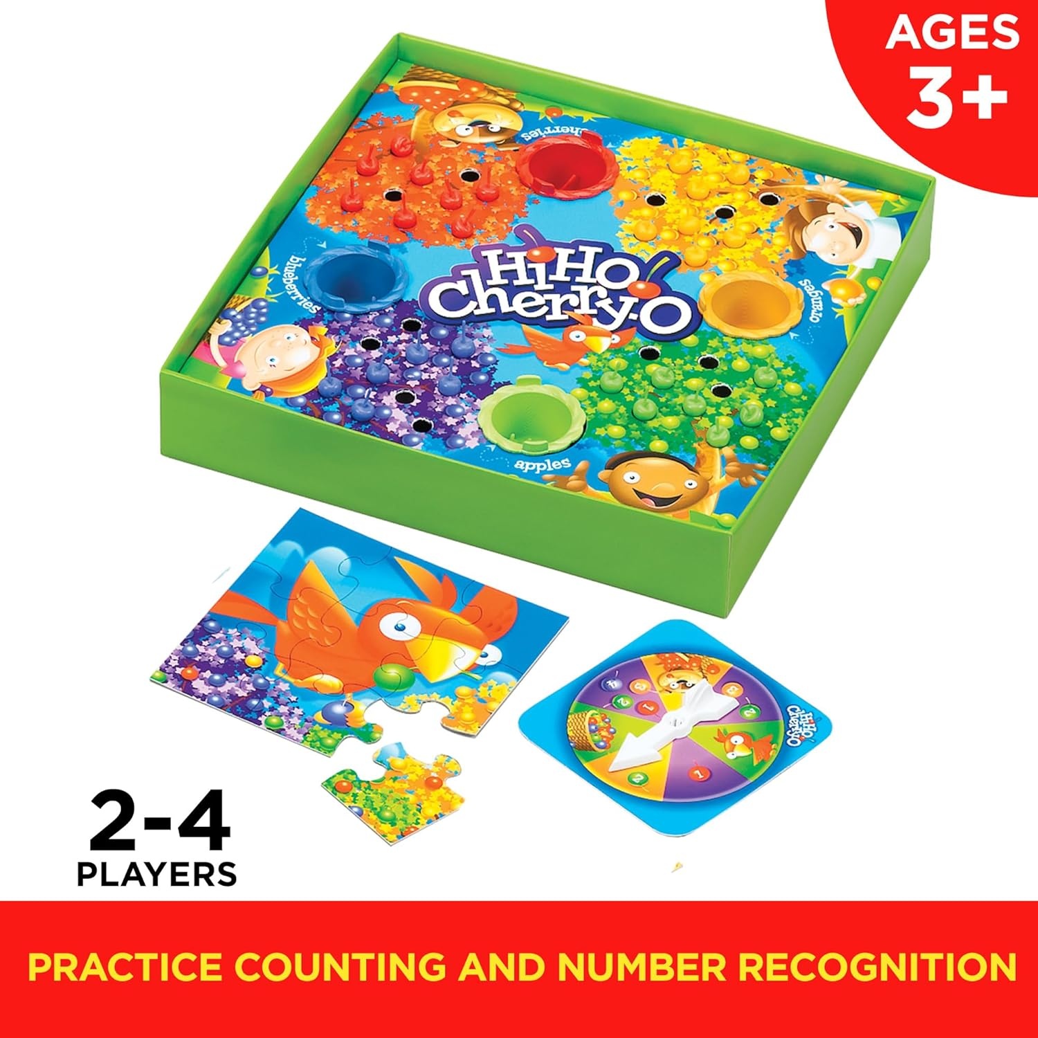 image:imageHasbro Gaming Hi Ho CherryO Board Game for 2 to 4 Players Kids Ages 3 and Up Amazon Exclusive