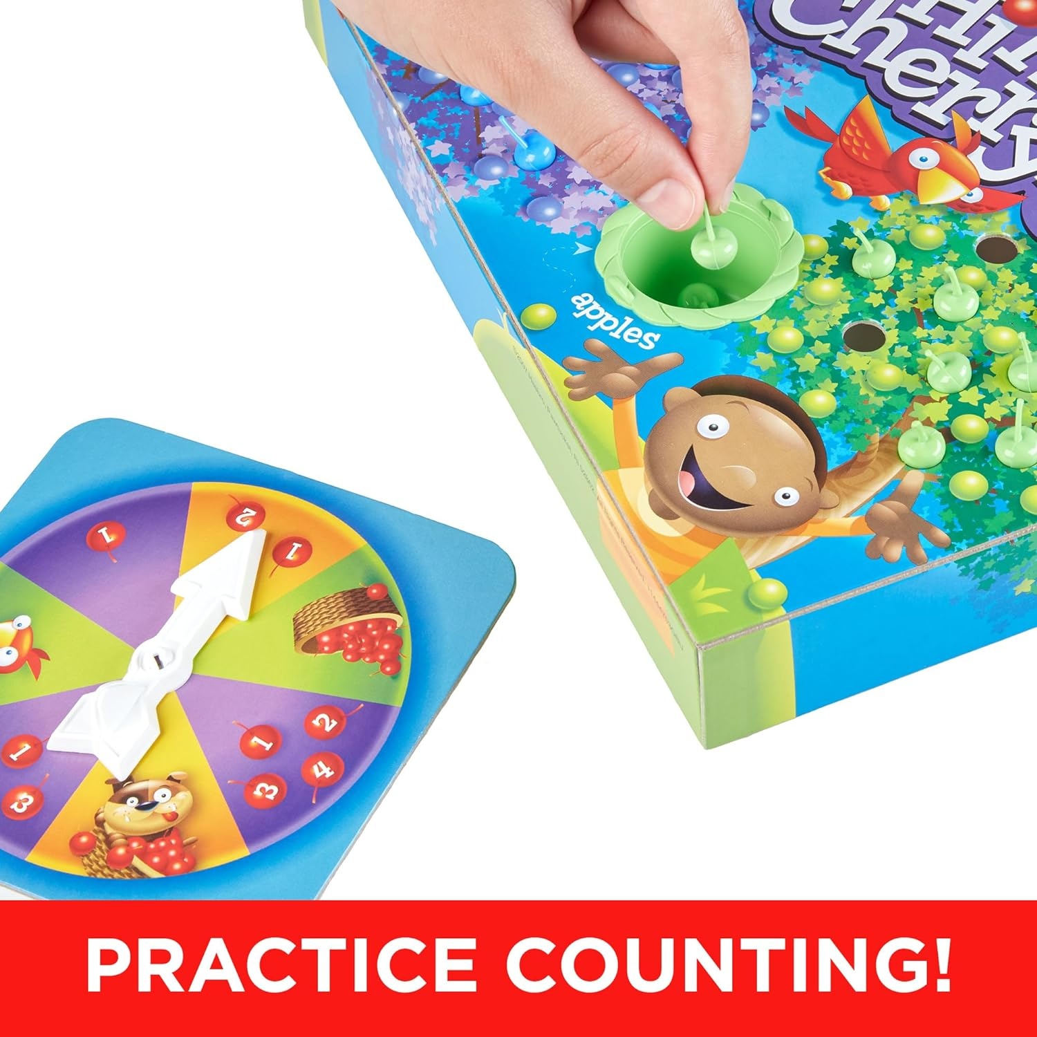image:imageHasbro Gaming Hi Ho CherryO Board Game for 2 to 4 Players Kids Ages 3 and Up Amazon Exclusive