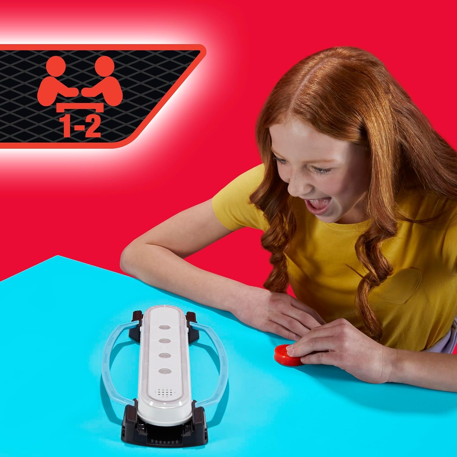image:imageHasbro Gaming Hypershot Electronic Tabletop Hockey Game 5 Games in 1 Music Lights and Sounds Ages 8 and Up for 1 to 2 Players Kids Board Games