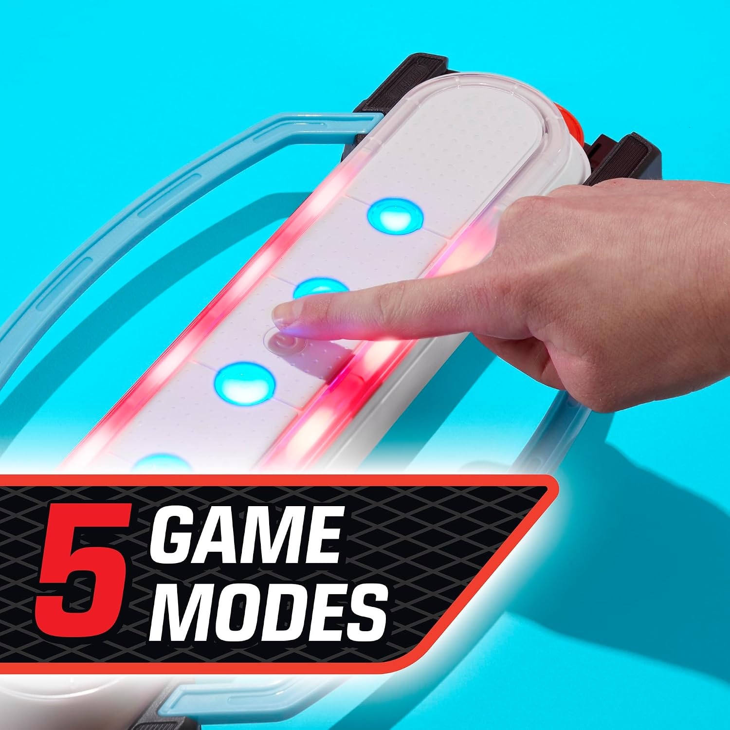 image:imageHasbro Gaming Hypershot Electronic Tabletop Hockey Game 5 Games in 1 Music Lights and Sounds Ages 8 and Up for 1 to 2 Players Kids Board Games