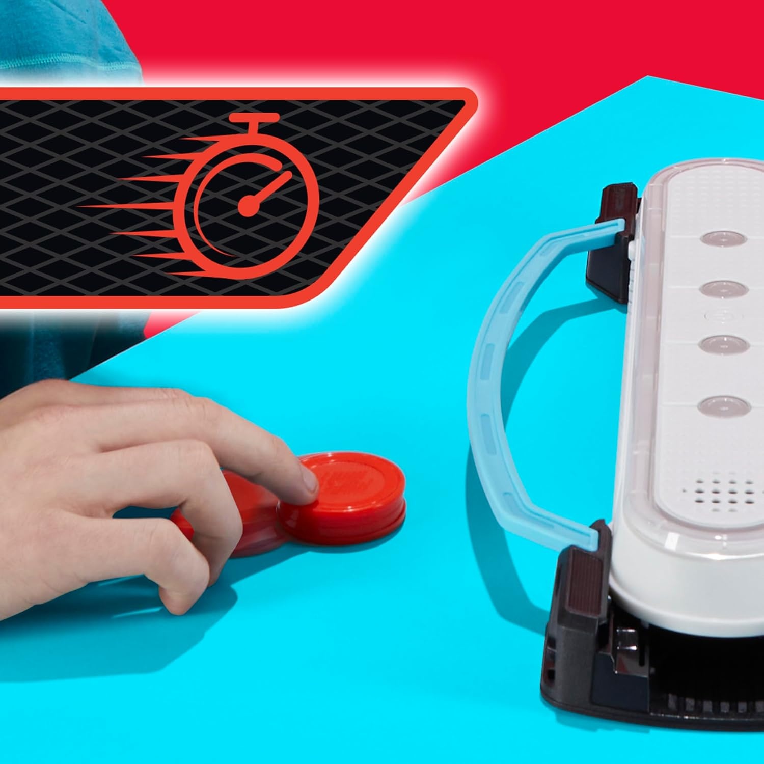 image:imageHasbro Gaming Hypershot Electronic Tabletop Hockey Game 5 Games in 1 Music Lights and Sounds Ages 8 and Up for 1 to 2 Players Kids Board Games