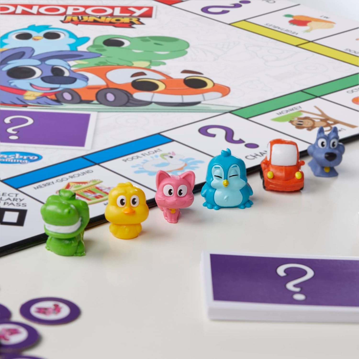 image:imageHasbro Gaming Monopoly Junior Board Game 2Sided Gameboard 2 Games in 1 Monopoly Game for Younger Kids Ages 4 and Up Kids Games for 2 to 6 Players