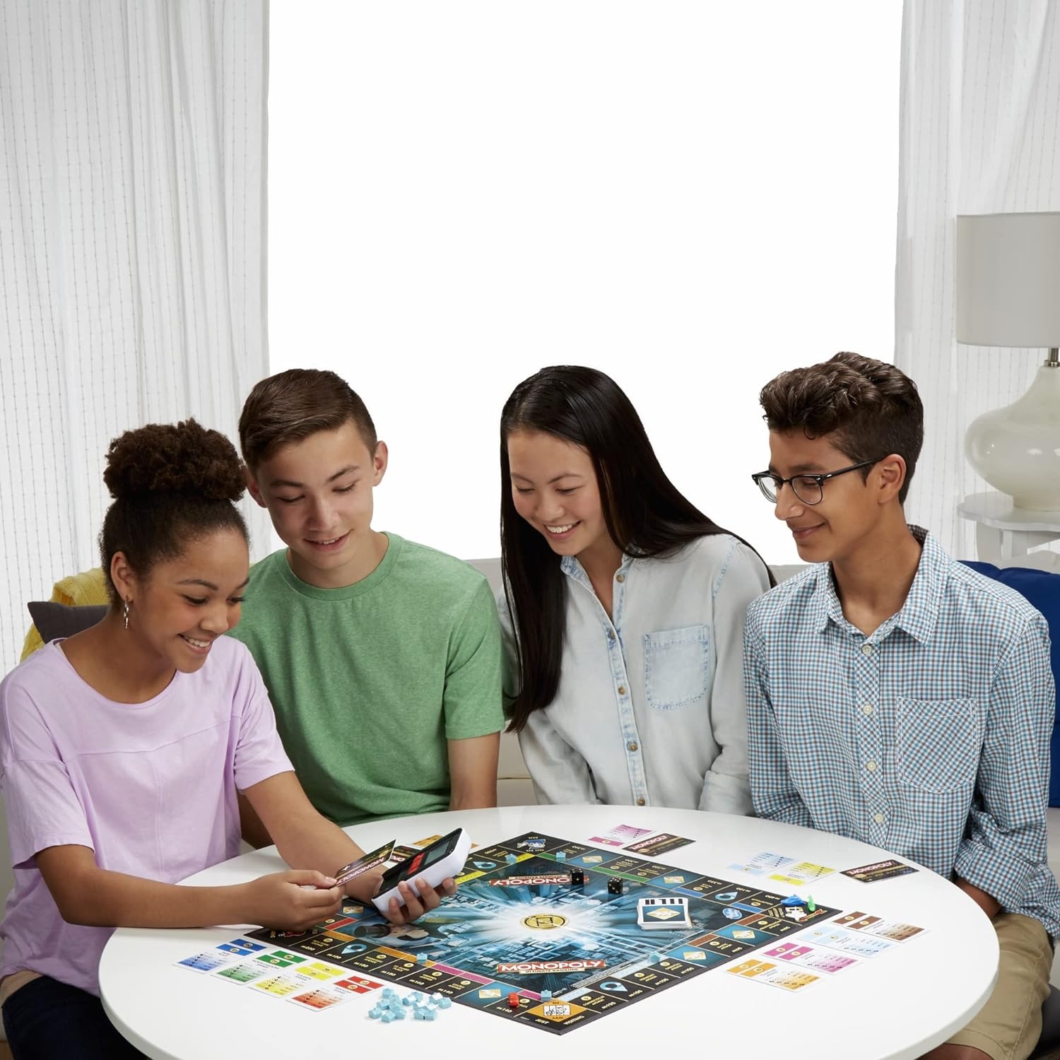 image:imageHasbro Gaming Monopoly Ultimate Banking Edition Board Game for Families and Kids Ages 8 and Up Electronic Banking Unit Amazon Exclusiveexclusive
