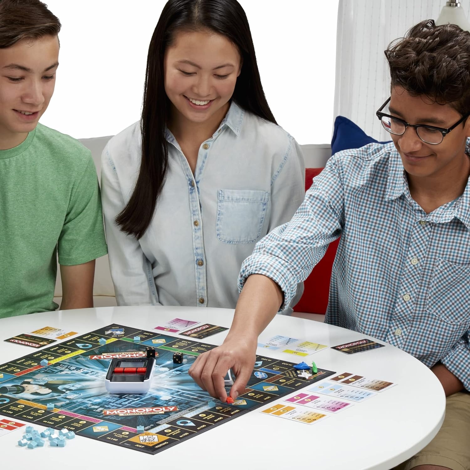 image:imageHasbro Gaming Monopoly Ultimate Banking Edition Board Game for Families and Kids Ages 8 and Up Electronic Banking Unit Amazon Exclusiveexclusive