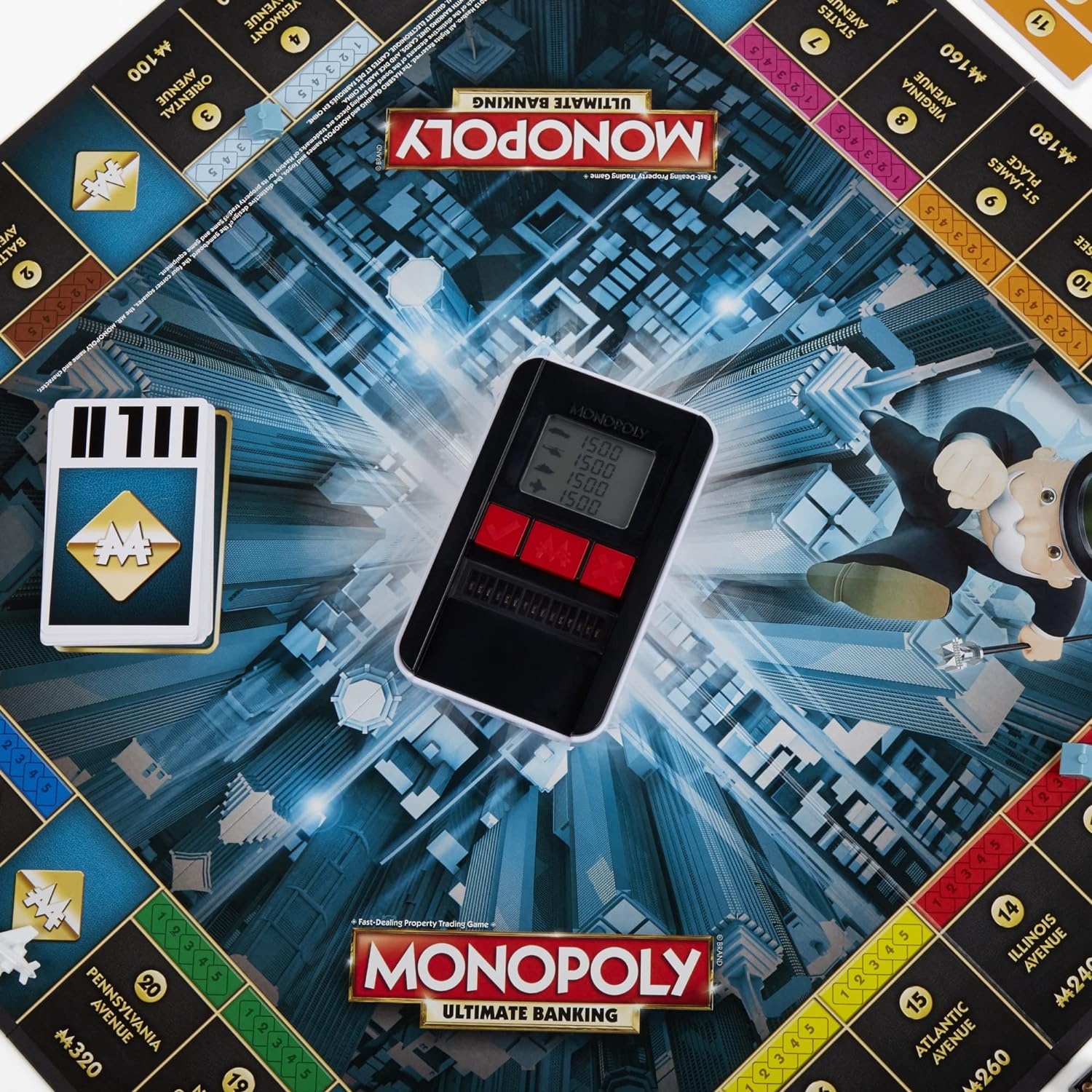 image:imageHasbro Gaming Monopoly Ultimate Banking Edition Board Game for Families and Kids Ages 8 and Up Electronic Banking Unit Amazon Exclusiveexclusive
