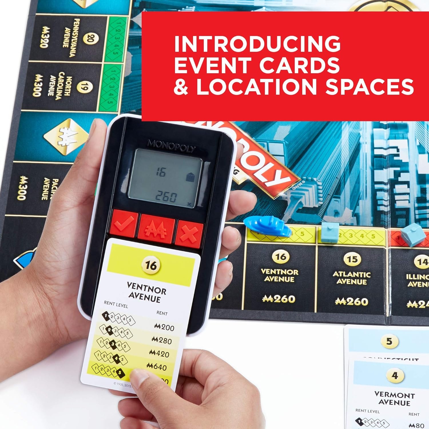 image:imageHasbro Gaming Monopoly Ultimate Banking Edition Board Game for Families and Kids Ages 8 and Up Electronic Banking Unit Amazon Exclusiveexclusive