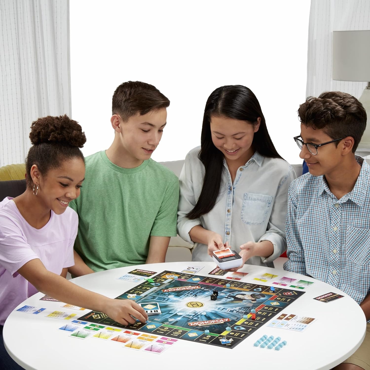 image:imageHasbro Gaming Monopoly Ultimate Banking Edition Board Game for Families and Kids Ages 8 and Up Electronic Banking Unit Amazon Exclusiveexclusive