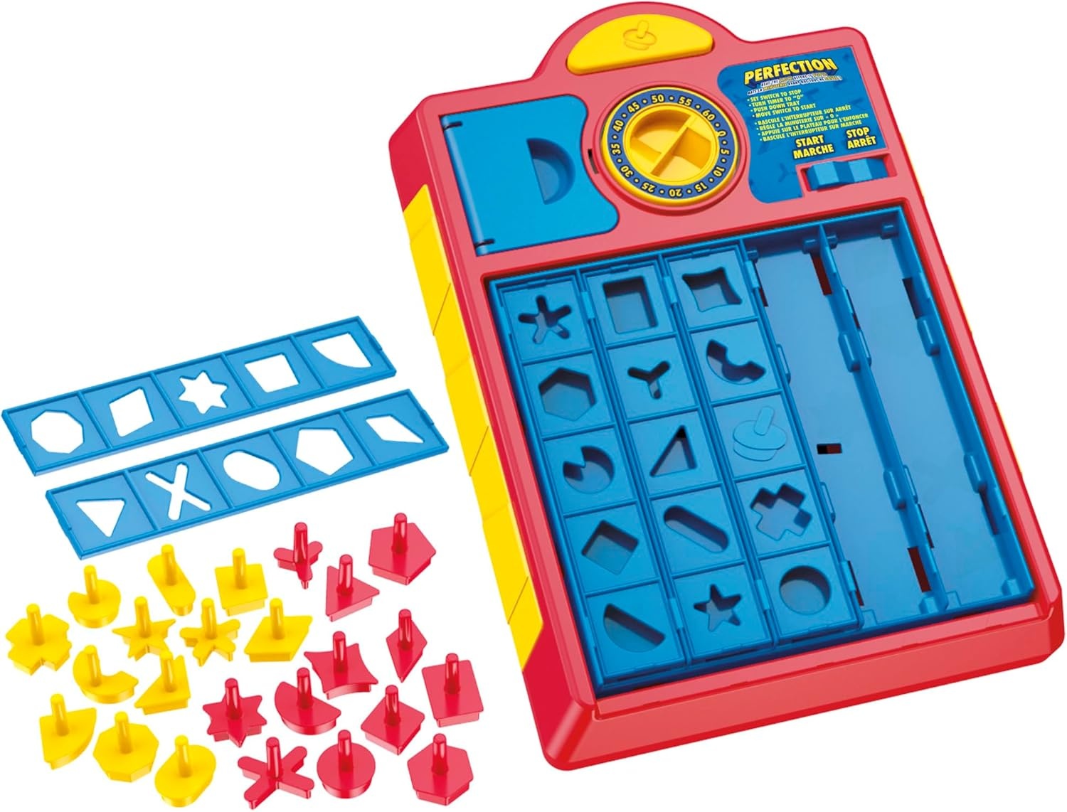 image:imageHasbro Gaming Perfection Pop Up Game for Kids Ages 5 and Up Customize The Tray for Over 250 Combinations Kids Games for 1 PlayersStandard