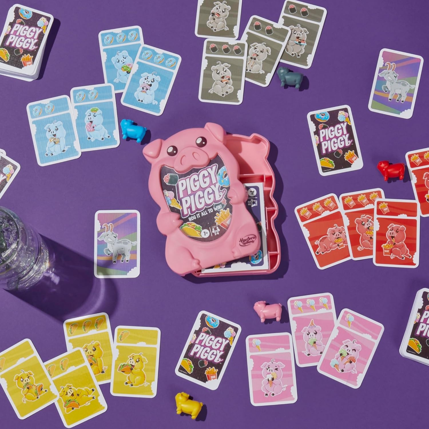 image:imageHasbro Gaming Piggy Piggy Card Game Family Games for Kids Teens and Adults 2 to 6 Players I 20 Mins Average QuickPlaying Travel Games Fun Summer Activities Vacation Essentials Ages 7