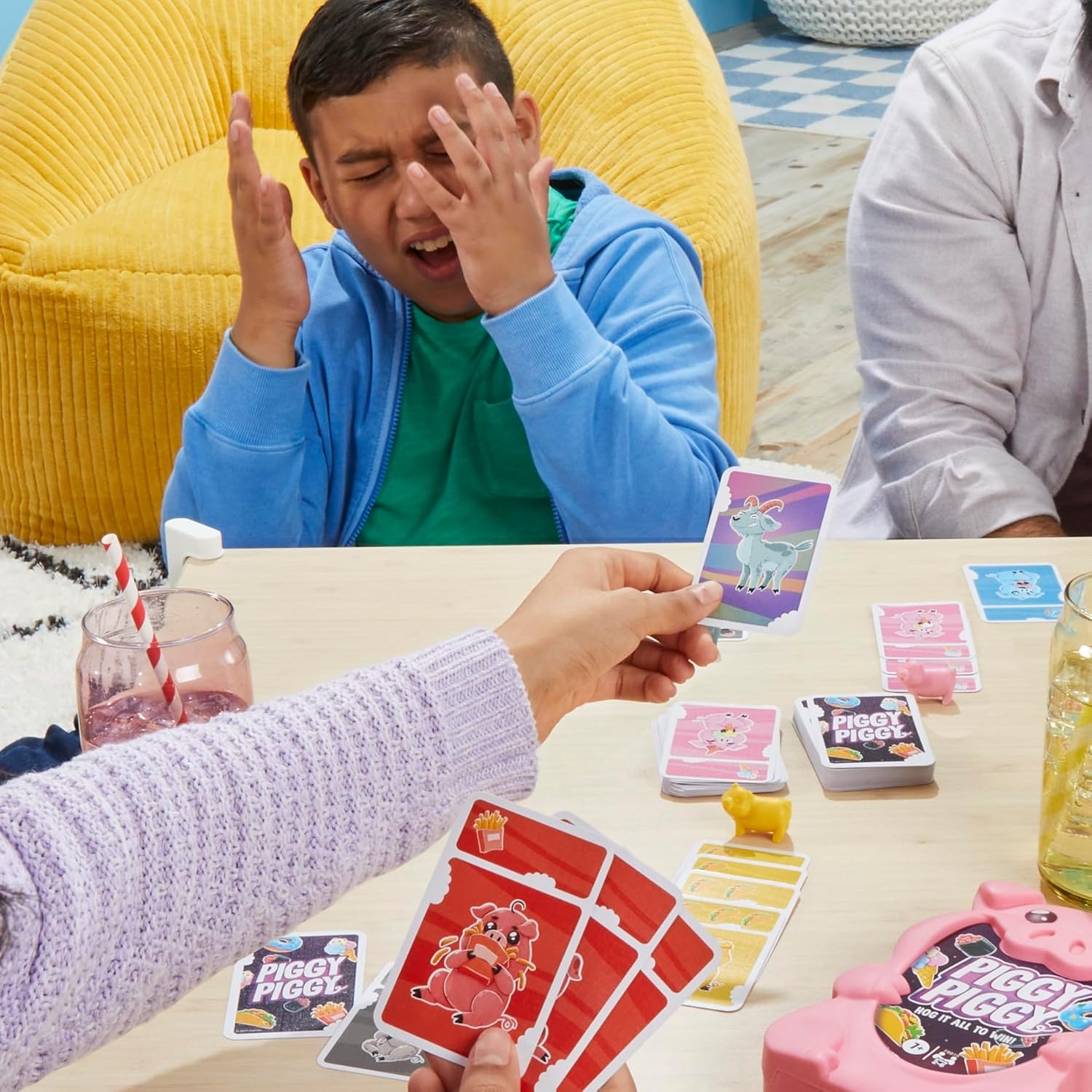 image:imageHasbro Gaming Piggy Piggy Card Game Family Games for Kids Teens and Adults 2 to 6 Players I 20 Mins Average QuickPlaying Travel Games Fun Summer Activities Vacation Essentials Ages 7