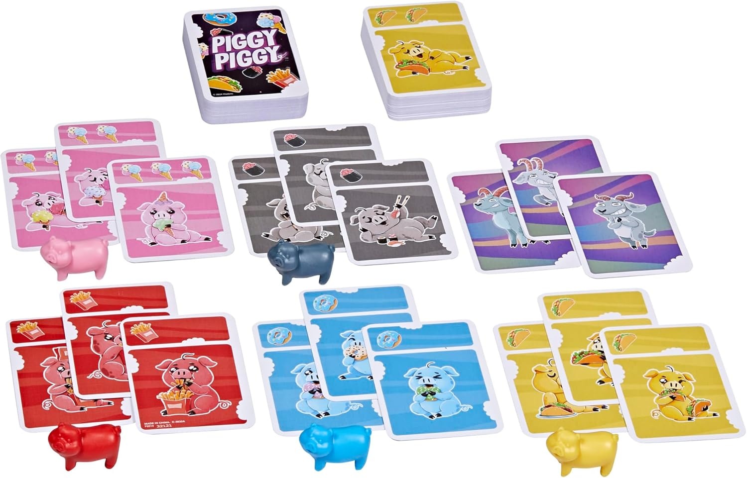 image:imageHasbro Gaming Piggy Piggy Card Game Family Games for Kids Teens and Adults 2 to 6 Players I 20 Mins Average QuickPlaying Travel Games Fun Summer Activities Vacation Essentials Ages 7