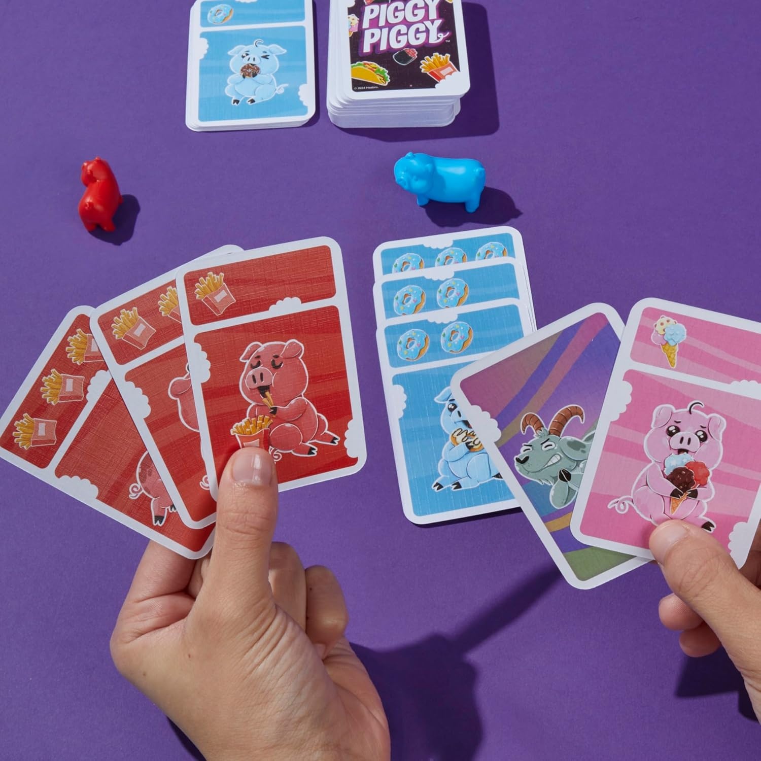 image:imageHasbro Gaming Piggy Piggy Card Game Family Games for Kids Teens and Adults 2 to 6 Players I 20 Mins Average QuickPlaying Travel Games Fun Summer Activities Vacation Essentials Ages 7
