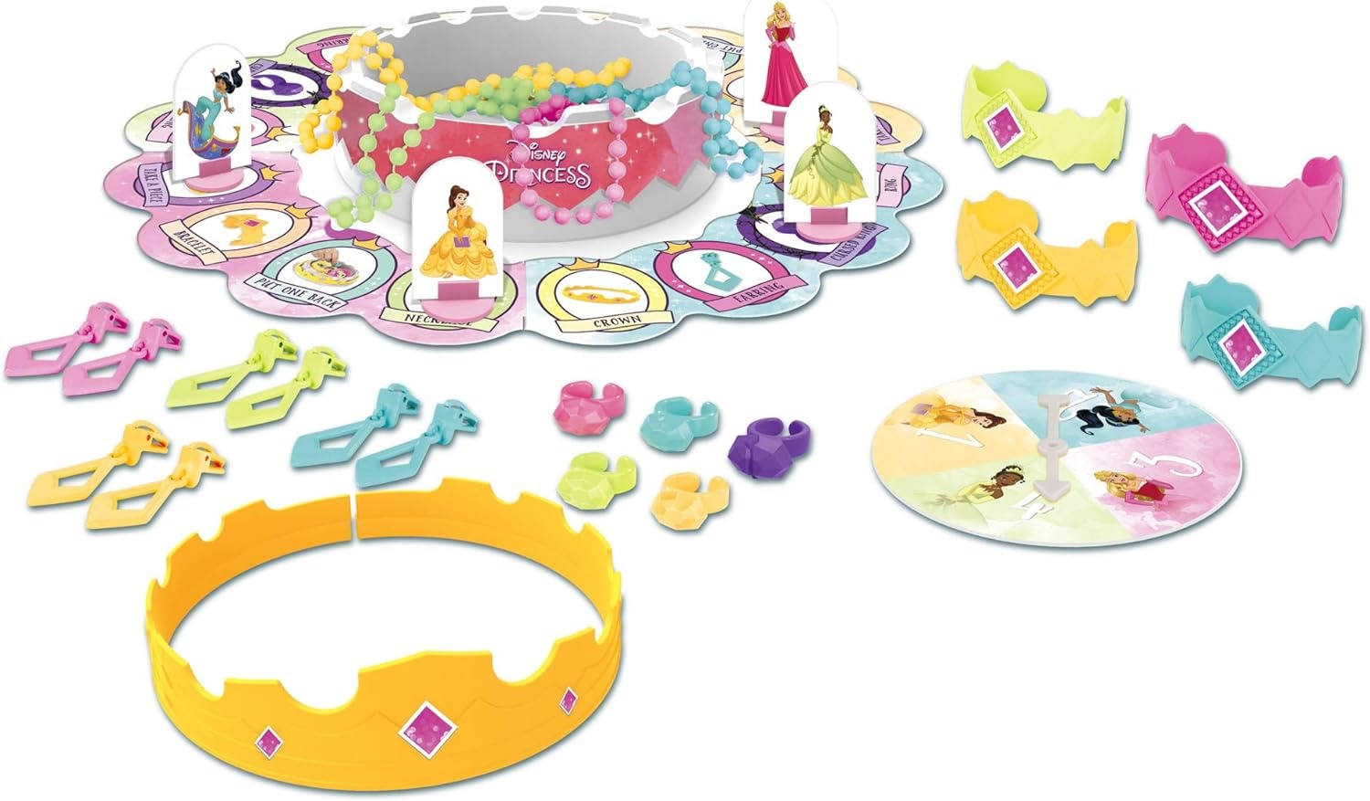 image:imageHasbro Gaming Pretty Pretty Princess Edition Board Game Featuring Disney Princesses Jewelry DressUp Game for Kids Ages 5 and Up for 24 Players Amazon ExclusiveDisney Princess