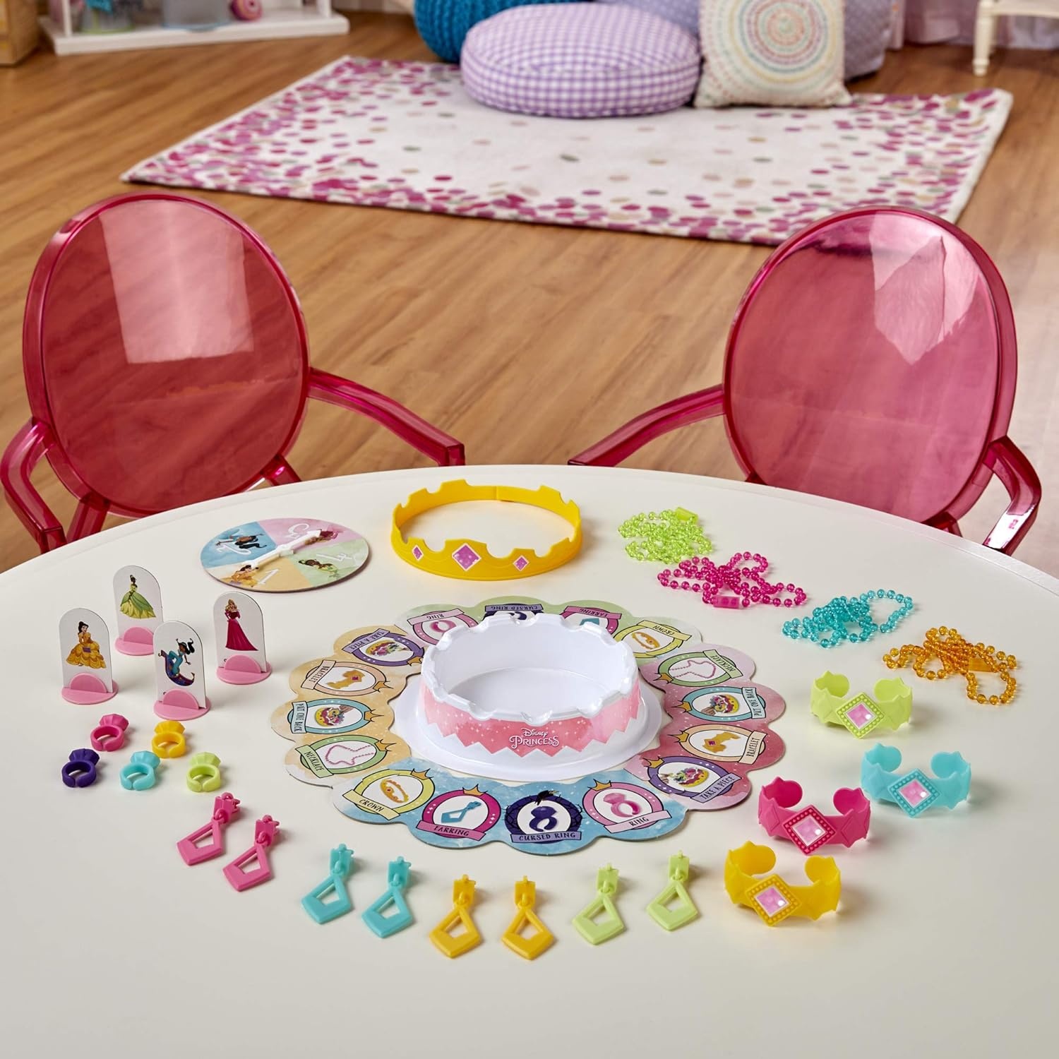 image:imageHasbro Gaming Pretty Pretty Princess Edition Board Game Featuring Disney Princesses Jewelry DressUp Game for Kids Ages 5 and Up for 24 Players Amazon ExclusiveDisney Princess