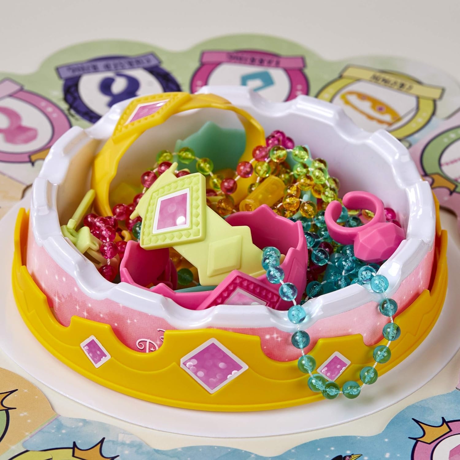 image:imageHasbro Gaming Pretty Pretty Princess Edition Board Game Featuring Disney Princesses Jewelry DressUp Game for Kids Ages 5 and Up for 24 Players Amazon ExclusiveDisney Princess