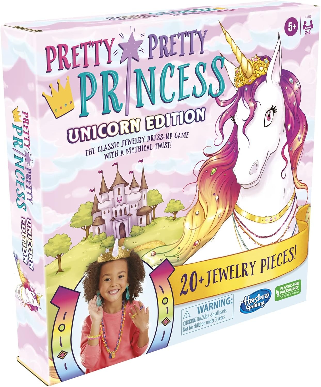 image:imageHasbro Gaming Pretty Princess Unicorn Edition Board Game Includes 20 Pieces Amazon Exclusive