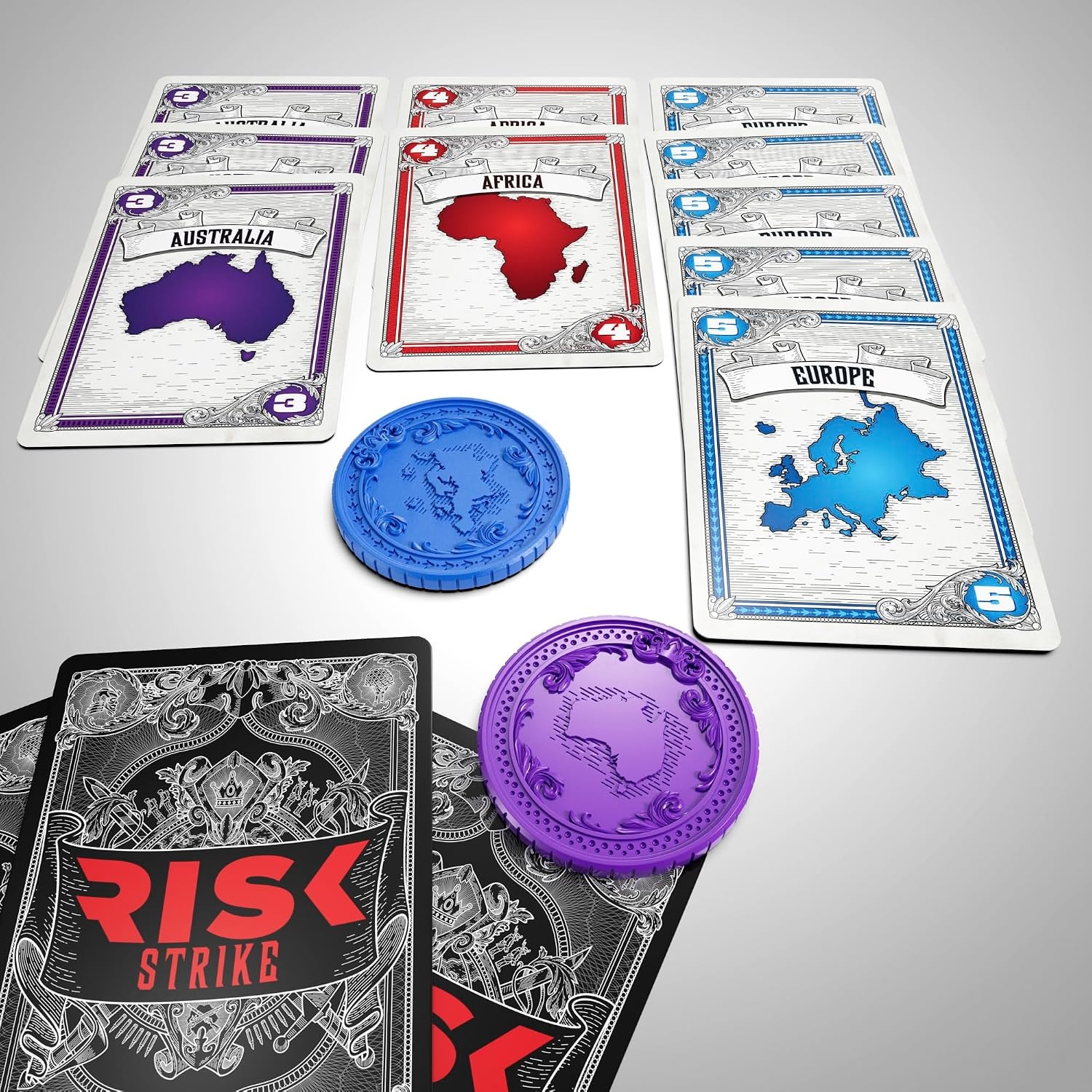 image:imageHasbro Gaming Risk Strike Cards and Dice Game for Adults Teens and Kids QuickPlaying Strategy Game 25 Players 20 Min Average Fun Summer Activities Vacation Travel Essentials Ages 10Medium