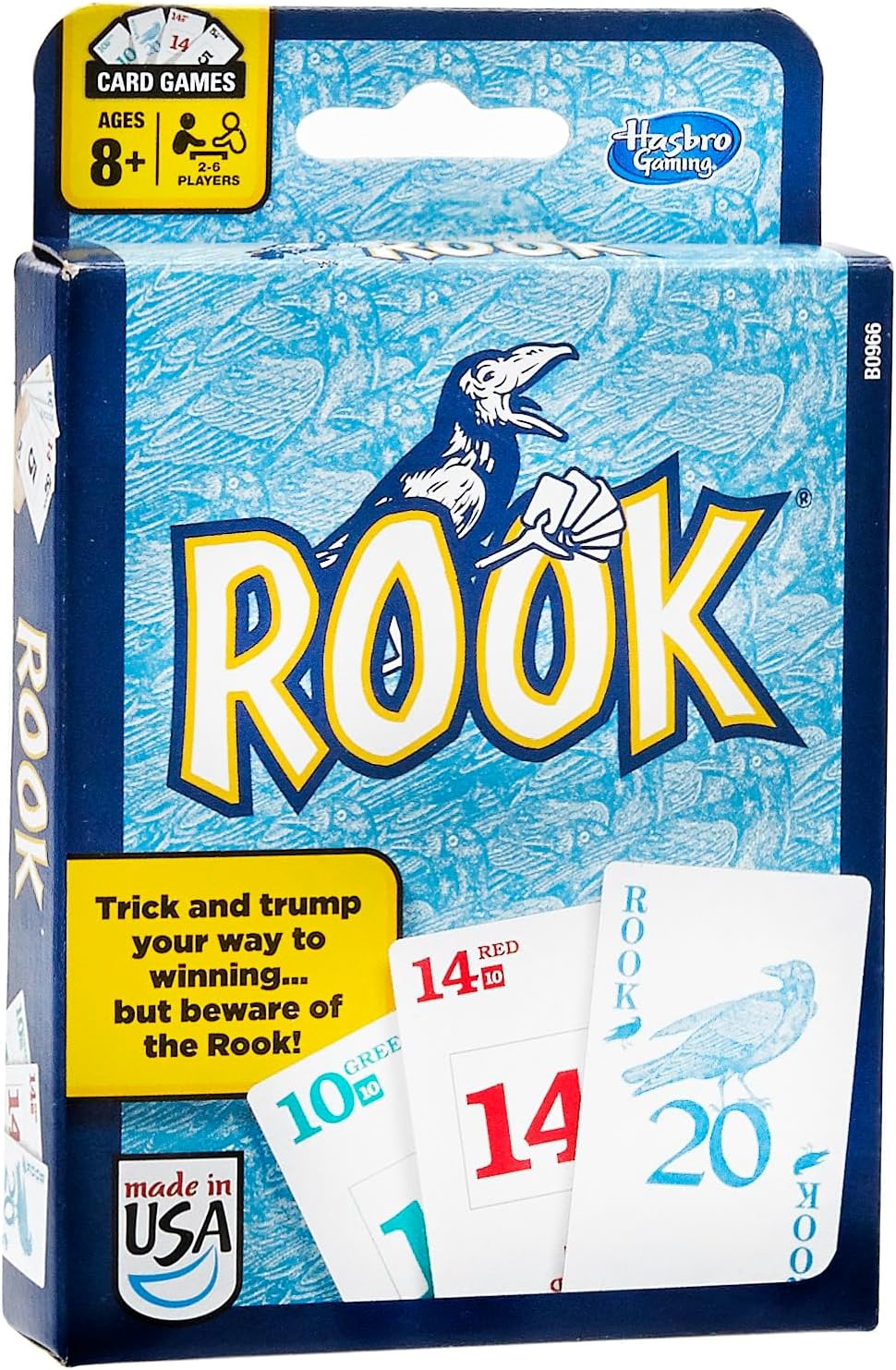 image:imageHasbro Gaming Rook Card Game Family Games for Kids Teens and Adults 2 to 6 Players Bidding and TrickTaking Games Fun Summer Activities Vacation Travel Essentials Ages 8standart