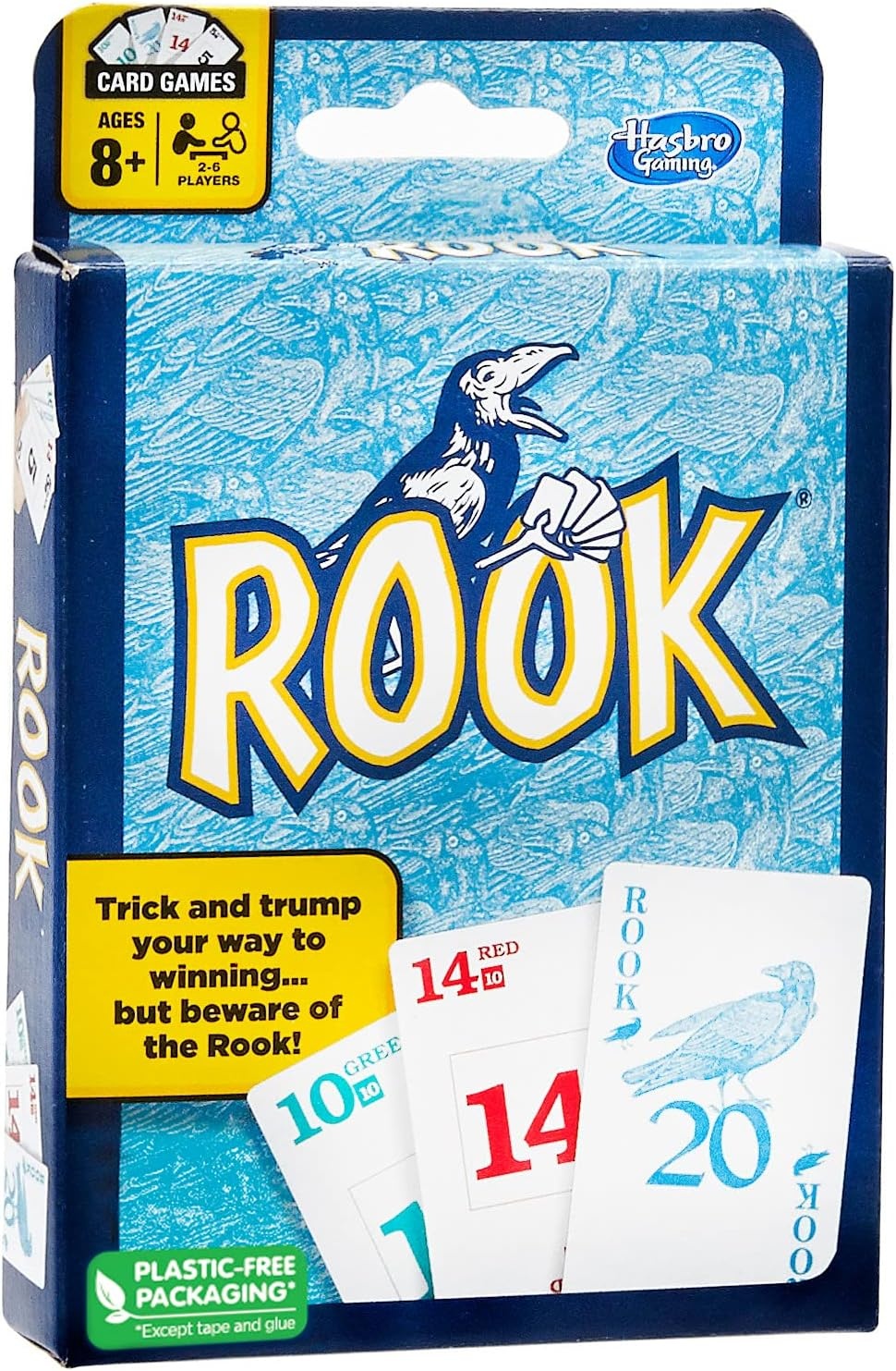 image:imageHasbro Gaming Rook Card Game Family Games for Kids Teens and Adults 2 to 6 Players Bidding and TrickTaking Games Fun Summer Activities Vacation Travel Essentials Ages 8standart