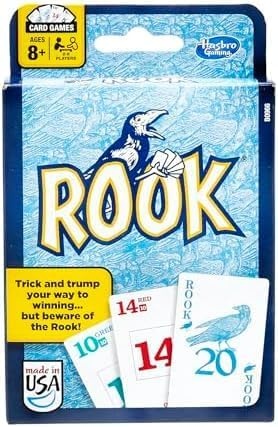 image:imageHasbro Gaming Rook Card Game Family Games for Kids Teens and Adults 2 to 6 Players Bidding and TrickTaking Games Fun Summer Activities Vacation Travel Essentials Ages 8standart