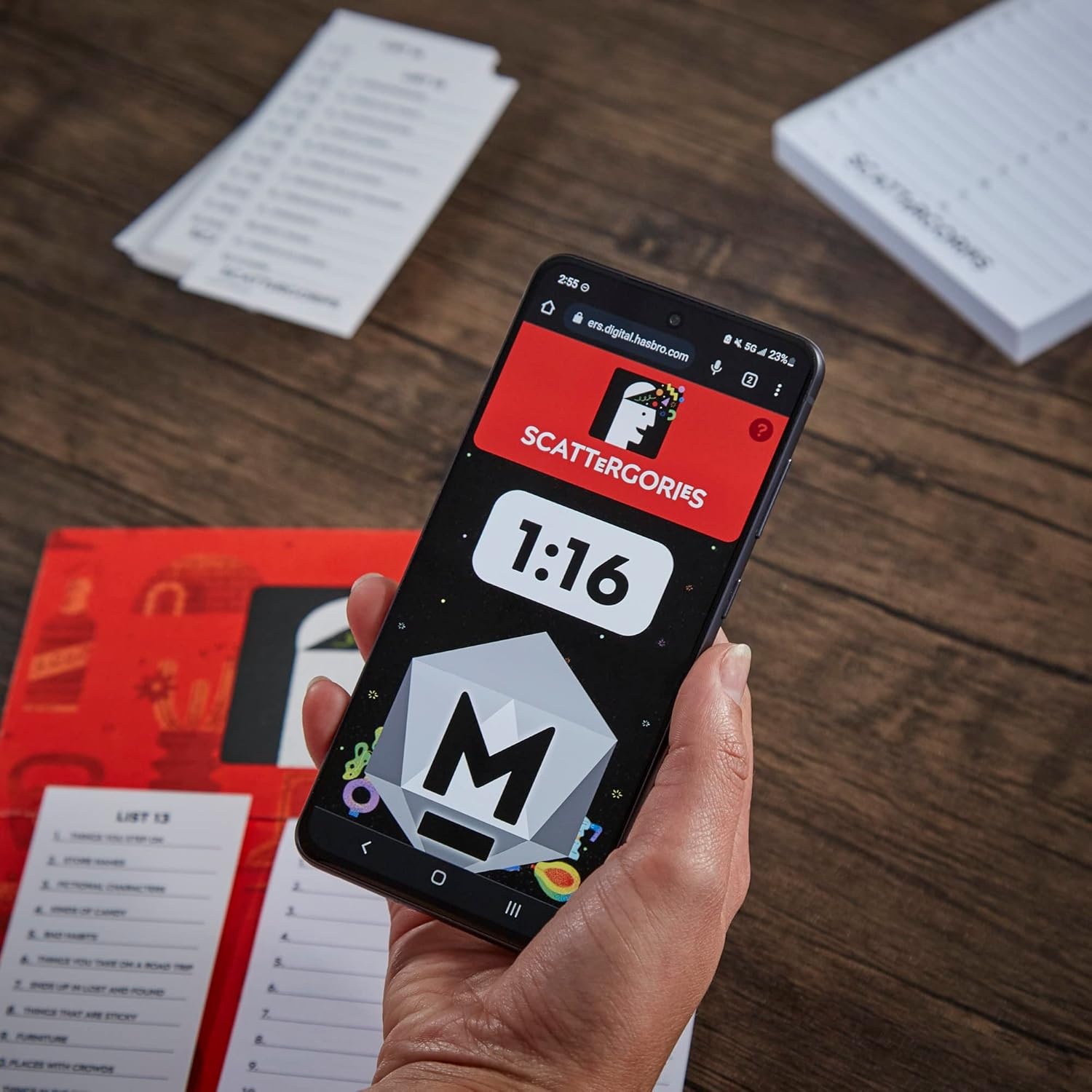 image:imageHasbro Gaming Scattergories Classic Game Party Game for Adults and Teens Ages 13 and up Board Game for 2 PlayersTall