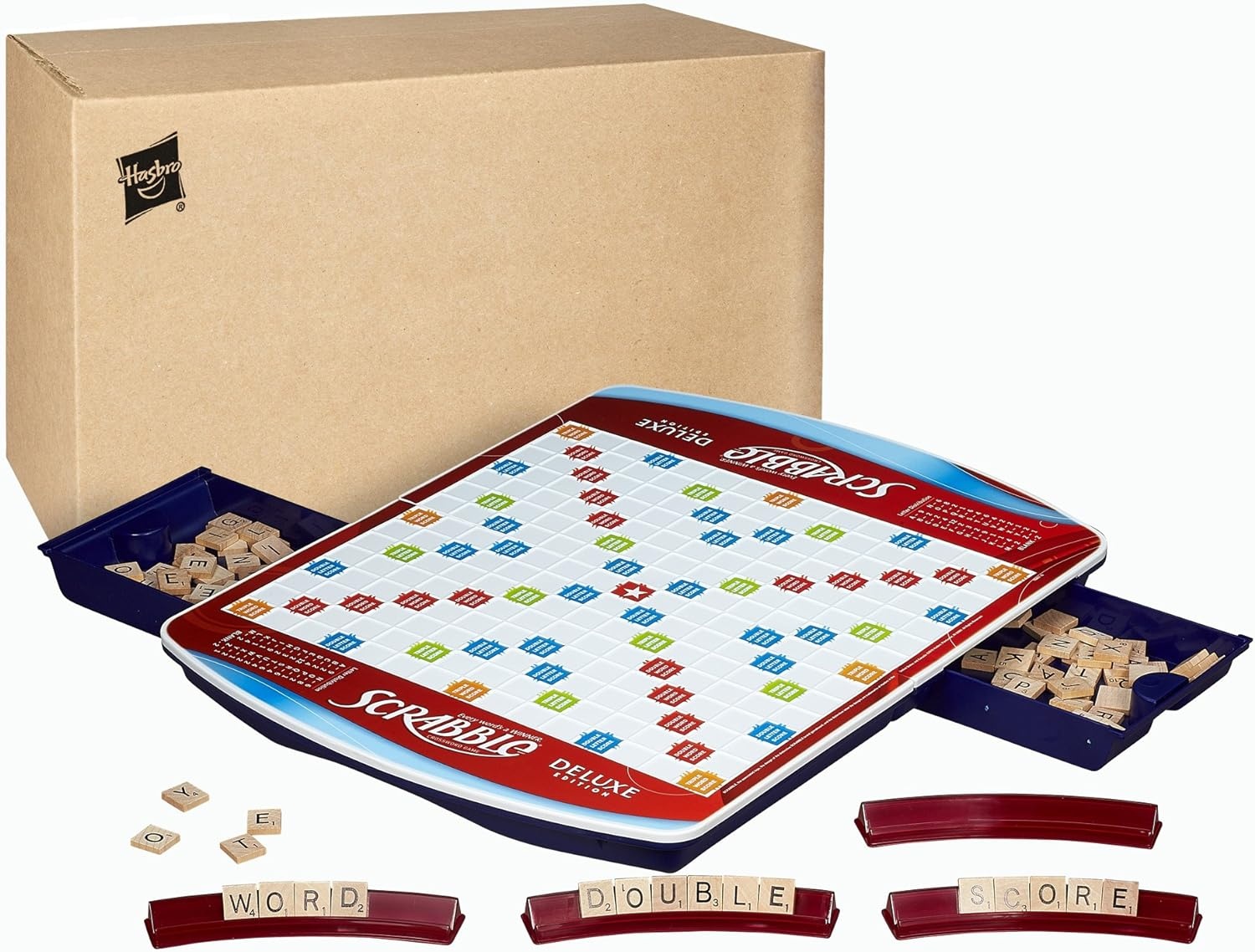 image:imageHasbro Gaming Scrabble Deluxe Edition Board Game Amazon ExclusiveScrabble