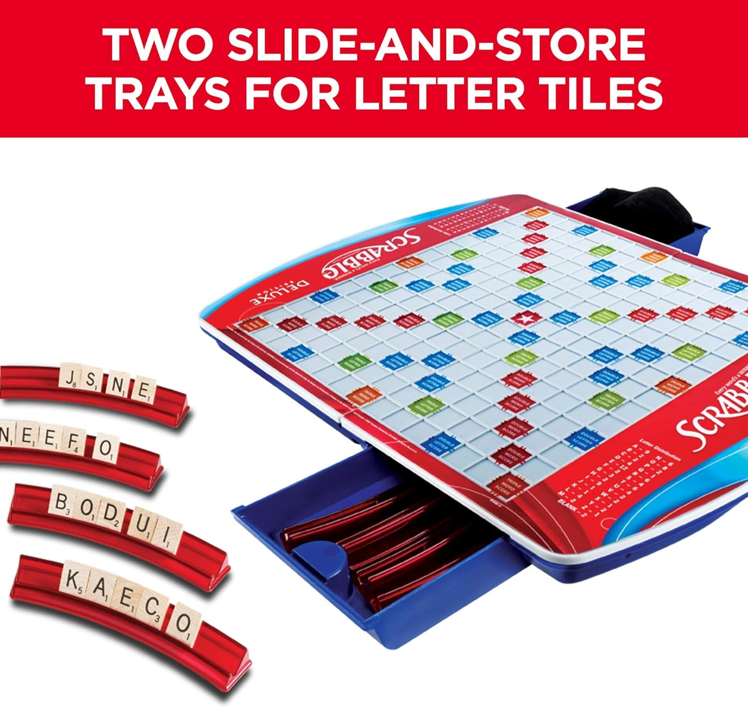 image:imageHasbro Gaming Scrabble Deluxe Edition Board Game Amazon ExclusiveScrabble