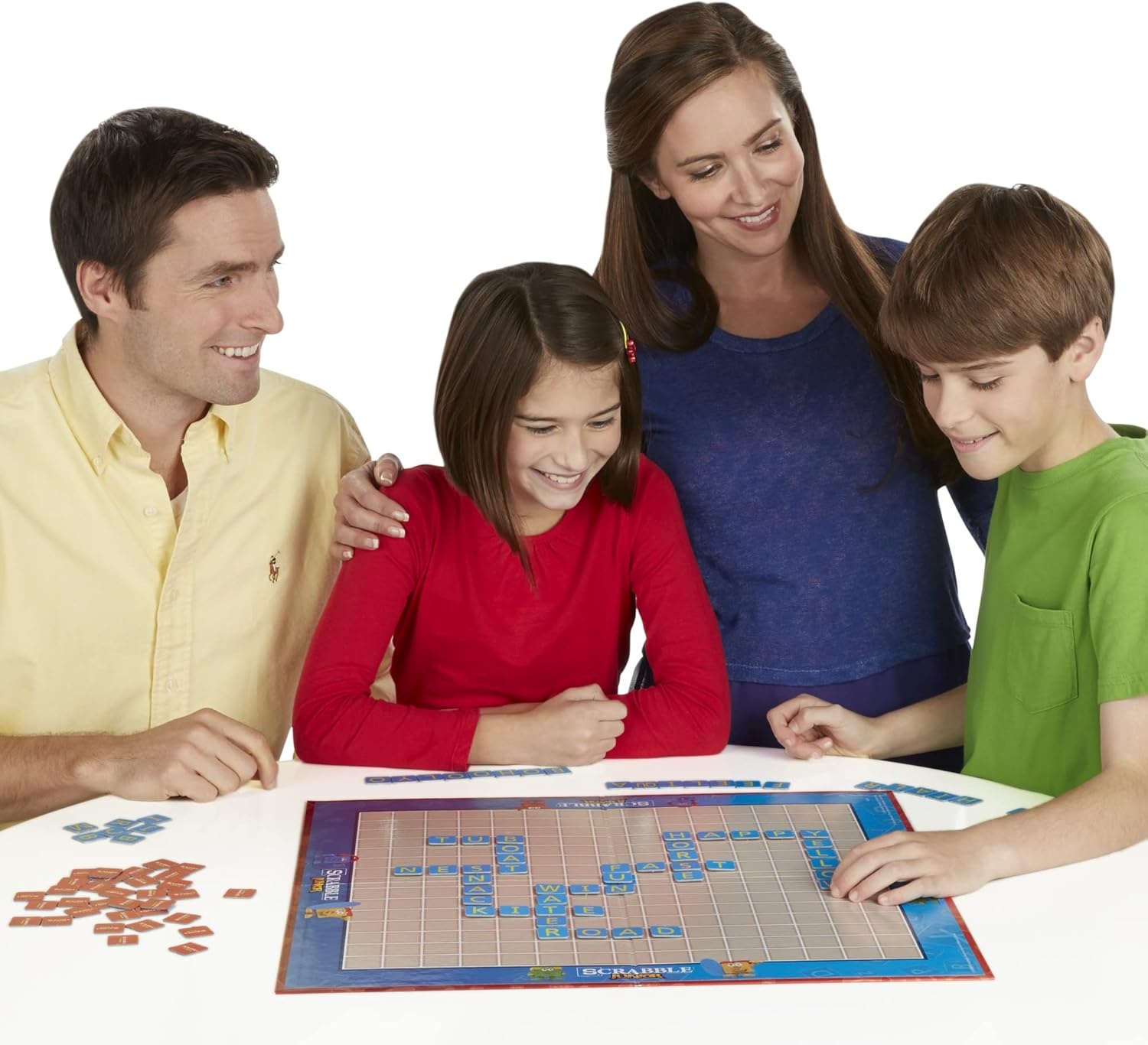 image:imageHasbro Gaming Scrabble Junior Board Game 24 Players Family Educational Word Games for Kids Back to School Gifts for Classroom Ages 5