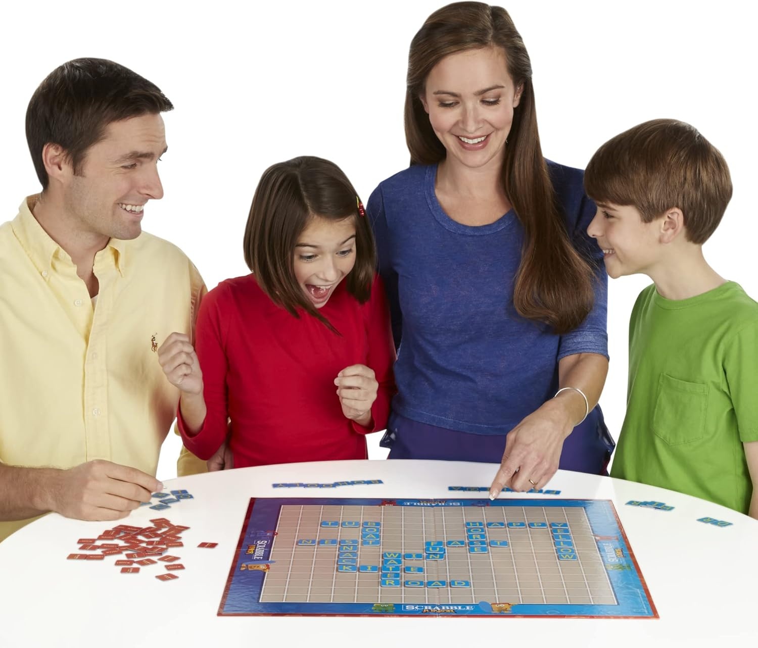 image:imageHasbro Gaming Scrabble Junior Board Game 24 Players Family Educational Word Games for Kids Back to School Gifts for Classroom Ages 5
