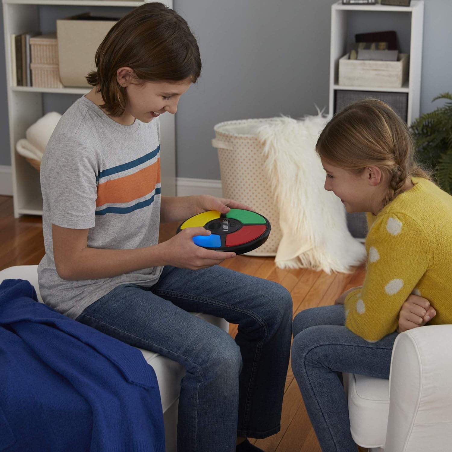 image:imageHasbro Gaming Simon Handheld Electronic Memory Game With Lights and Sounds for Kids Ages 8 and Up