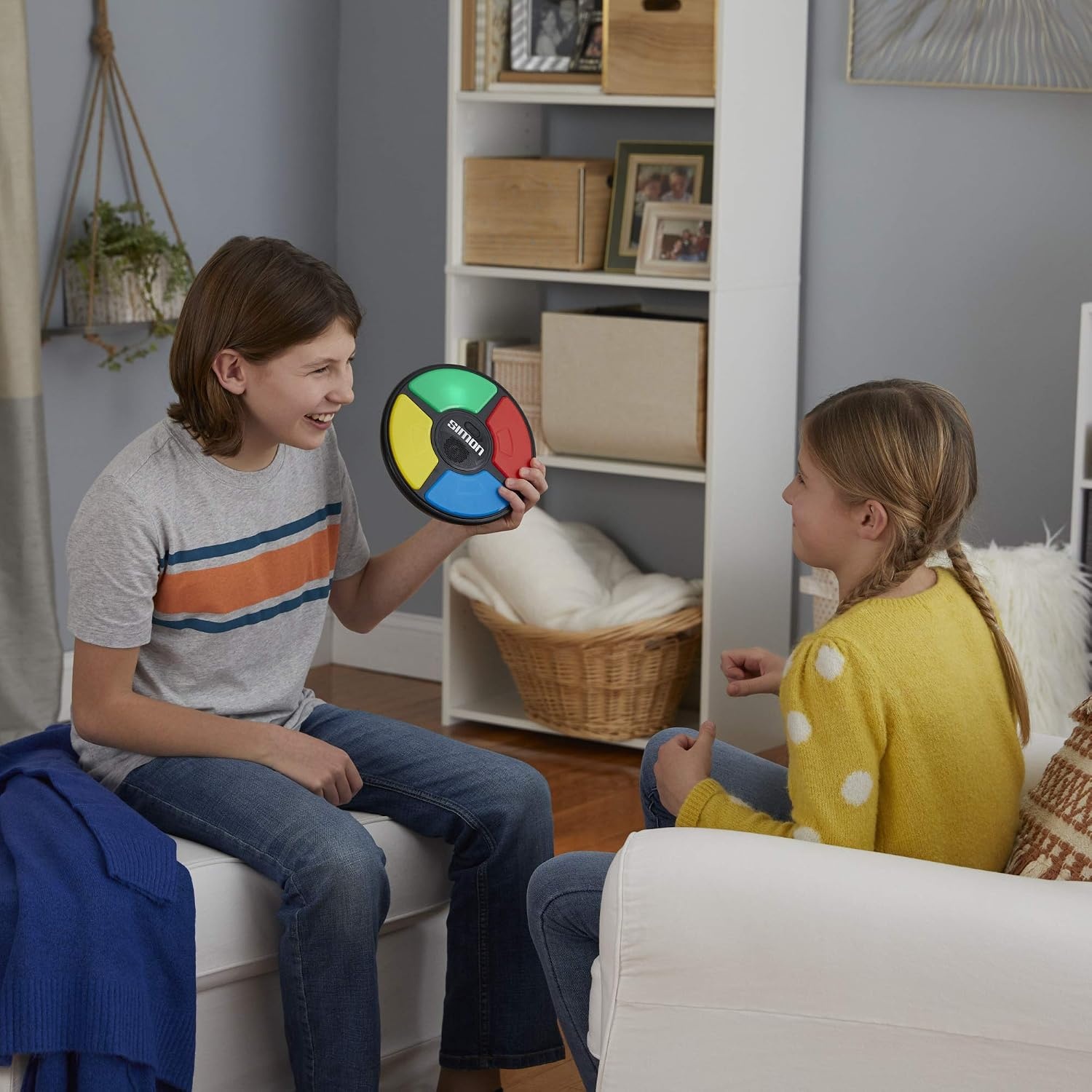 image:imageHasbro Gaming Simon Handheld Electronic Memory Game With Lights and Sounds for Kids Ages 8 and Up
