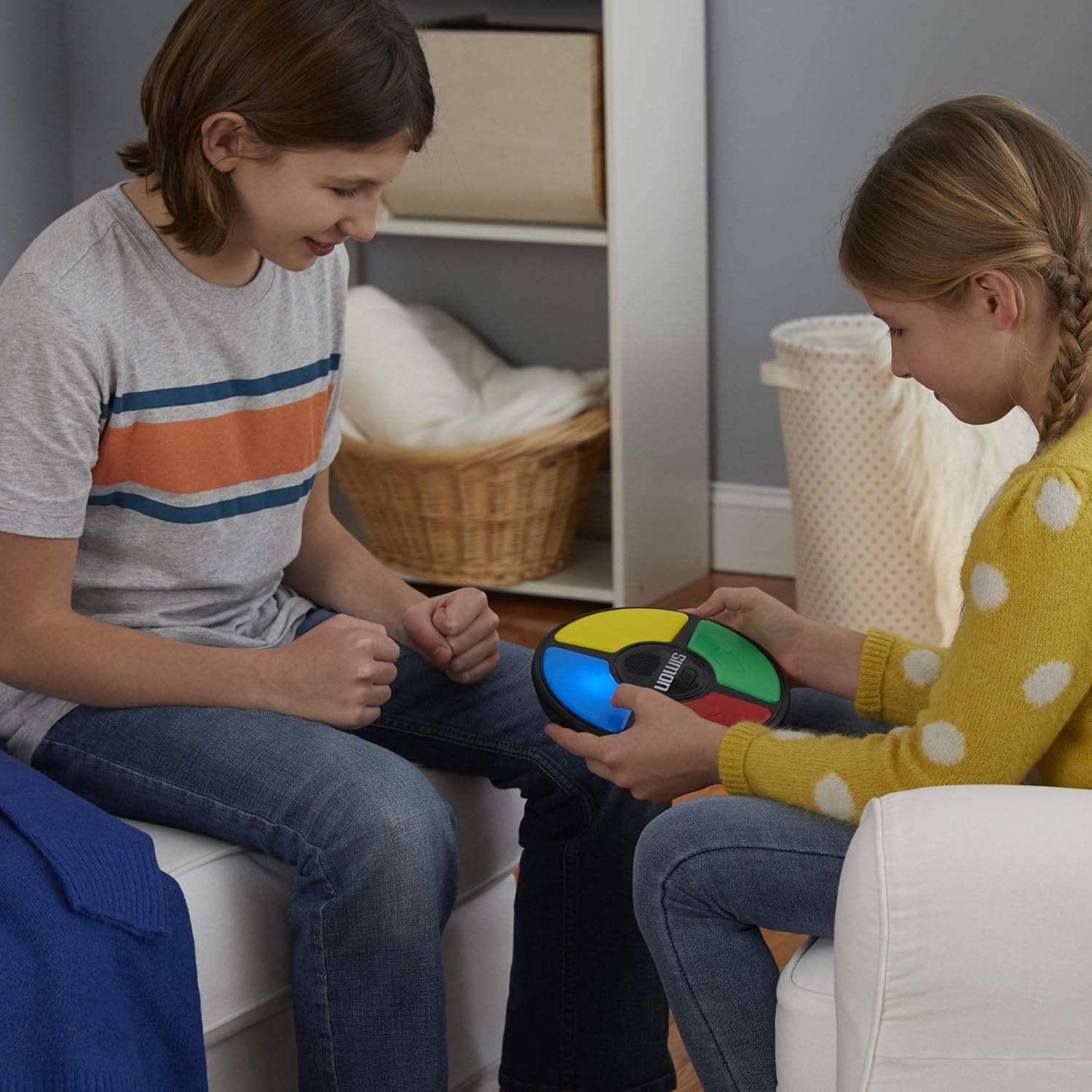 image:imageHasbro Gaming Simon Handheld Electronic Memory Game With Lights and Sounds for Kids Ages 8 and Up