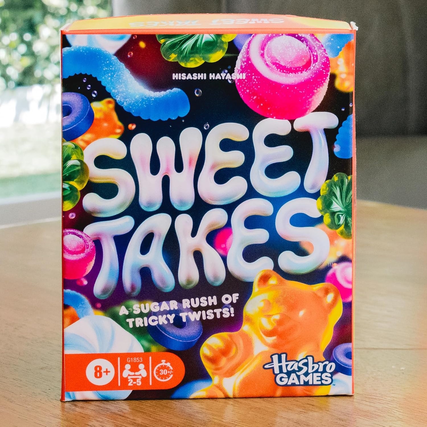 image:imageHasbro Gaming Sweet Takes Game Candy Themed Family Card Game for Kids Teens and Adults 2 to 5 Players 30 Mins Fun Summer Activities Vacation Travel Essentials Ages 8