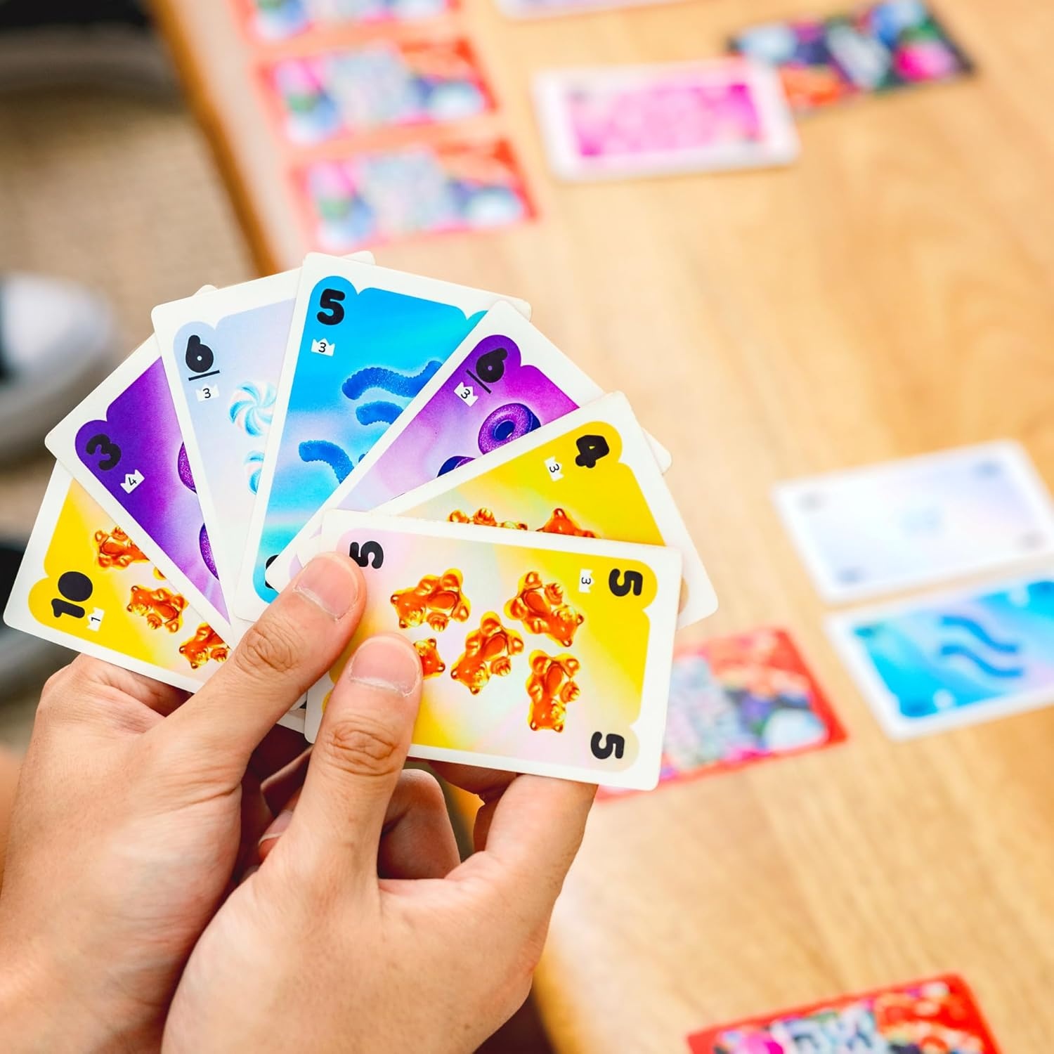 image:imageHasbro Gaming Sweet Takes Game Candy Themed Family Card Game for Kids Teens and Adults 2 to 5 Players 30 Mins Fun Summer Activities Vacation Travel Essentials Ages 8