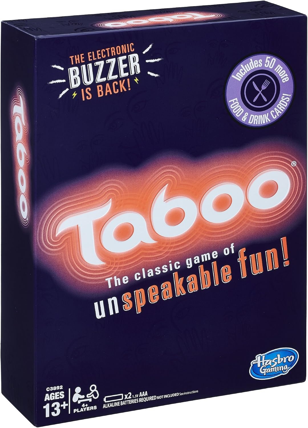 image:imageHasbro Gaming Taboo Party Board Game with Buzzer for Kids Ages 13 and Up Amazon Exclusive