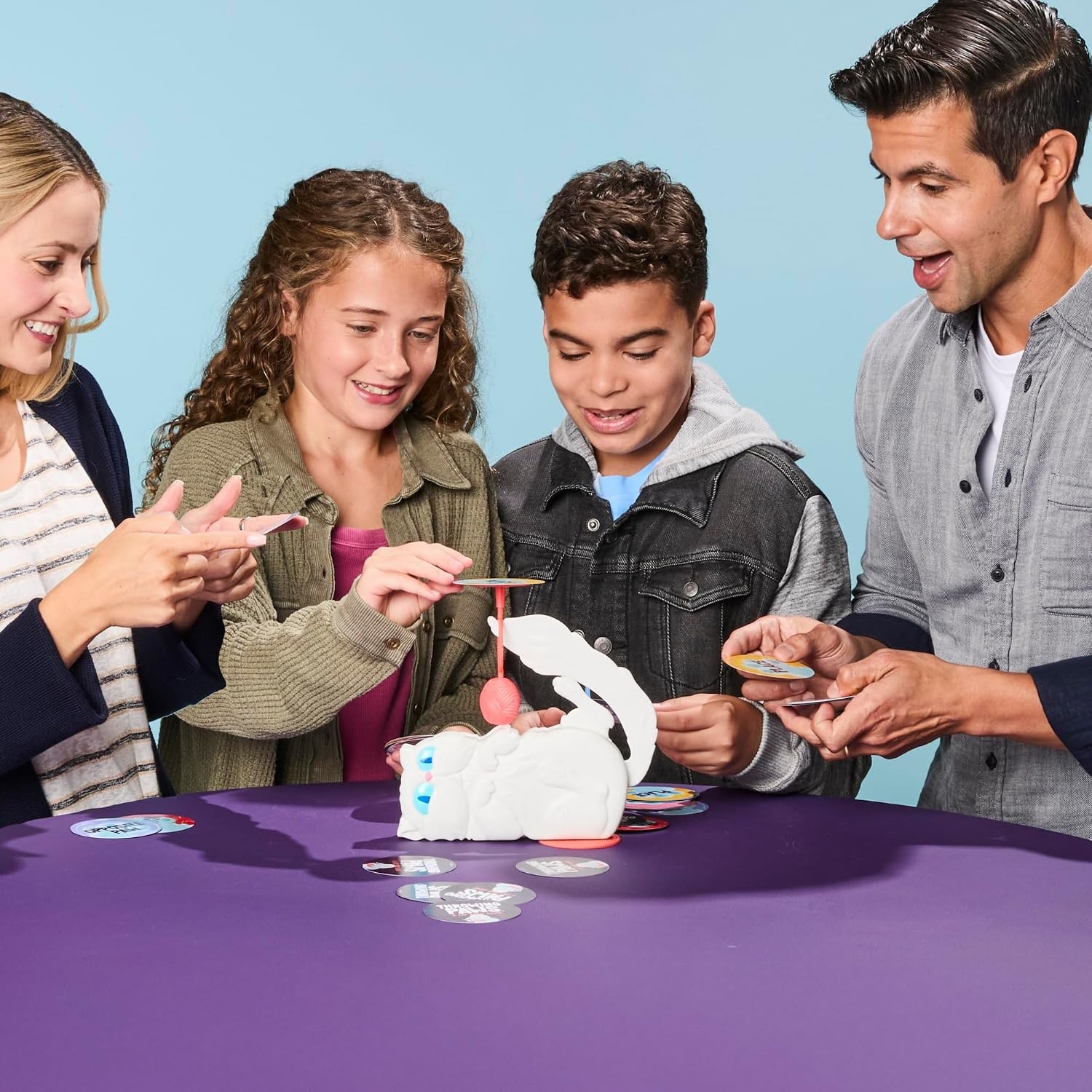 image:imageHasbro Gaming Throwing Paws A Cat Card Game Fun Skill and Action Card Games for Kids Teens and Adults Ages 8 36 Players 15 Mins