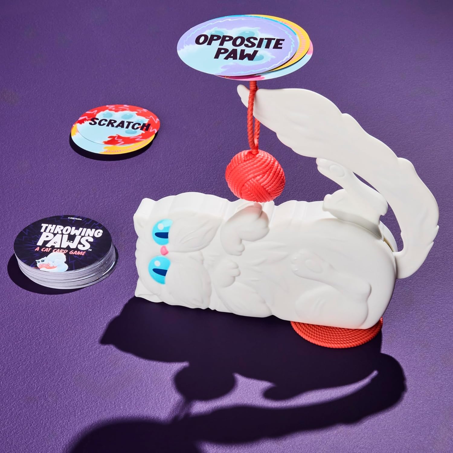 image:imageHasbro Gaming Throwing Paws A Cat Card Game Fun Skill and Action Card Games for Kids Teens and Adults Ages 8 36 Players 15 Mins