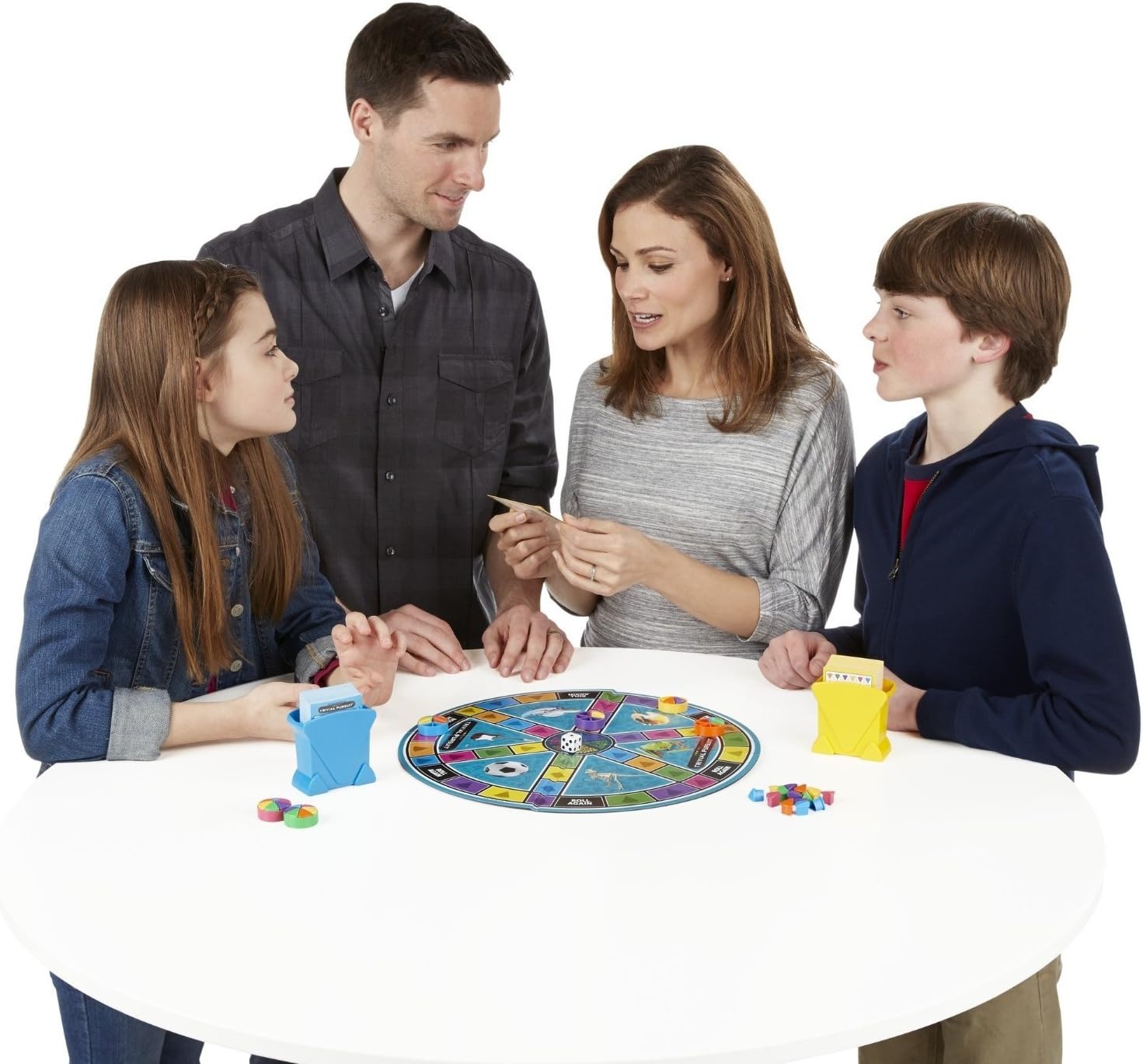 image:imageHasbro Gaming Trivial Pursuit Game Family Edition Board Game Family Trivia Games for Adults and Kids 2 Players Ages 8 Amazon ExclusiveTrivial Pursuit