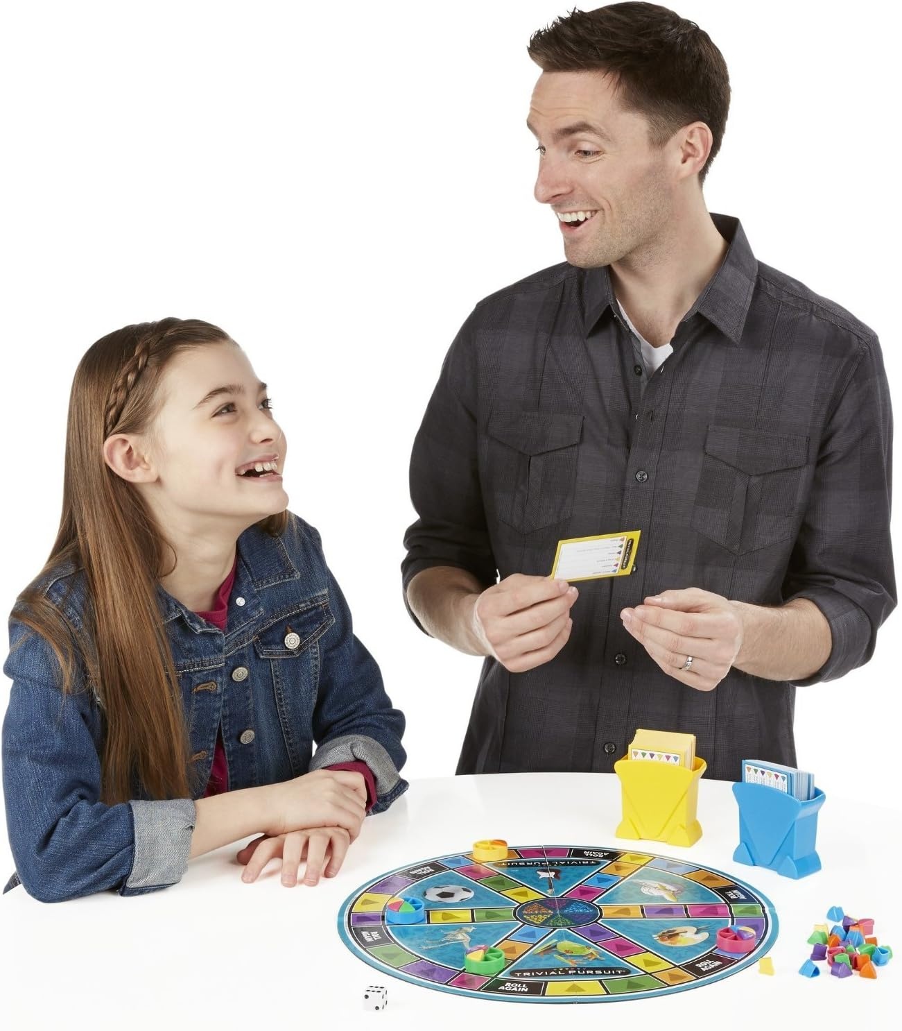 image:imageHasbro Gaming Trivial Pursuit Game Family Edition Board Game Family Trivia Games for Adults and Kids 2 Players Ages 8 Amazon ExclusiveTrivial Pursuit