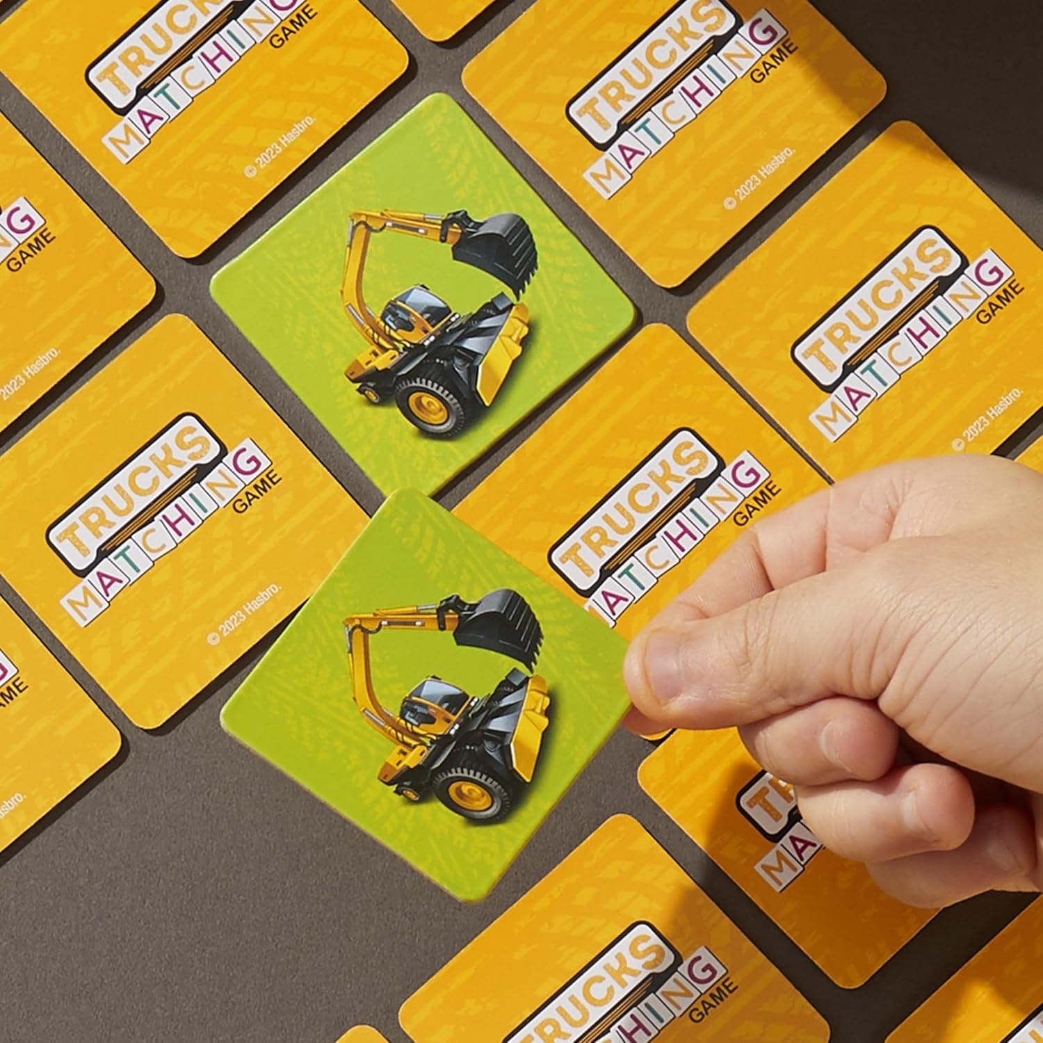 image:imageHasbro Gaming Trucks Matching Game Fun Preschool Board Game for 1 Players Memory Card Games for Kids Set Ages 3 Amazon Exclusive