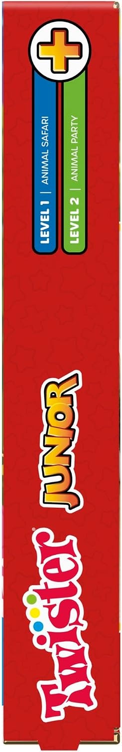 image:imageHasbro Gaming Twister Junior Game Animal Adventure 2Sided Mat 2 Games in 1 Party Game for Kids Ages 3 and Up and 24 Players Amazon Exclusive