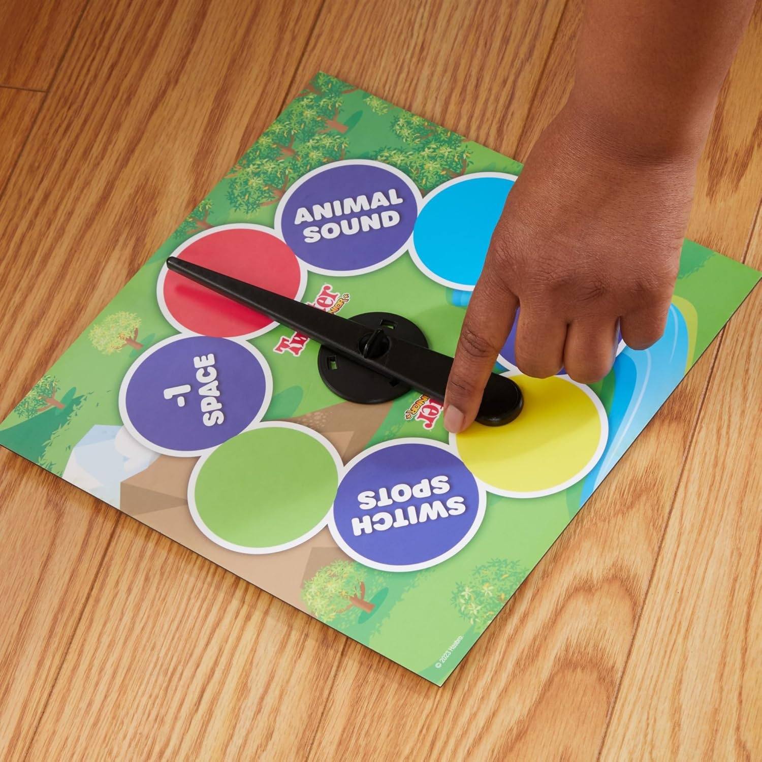 image:imageHasbro Gaming Twister Junior Game Animal Adventure 2Sided Mat 2 Games in 1 Party Game for Kids Ages 3 and Up and 24 Players Amazon Exclusive