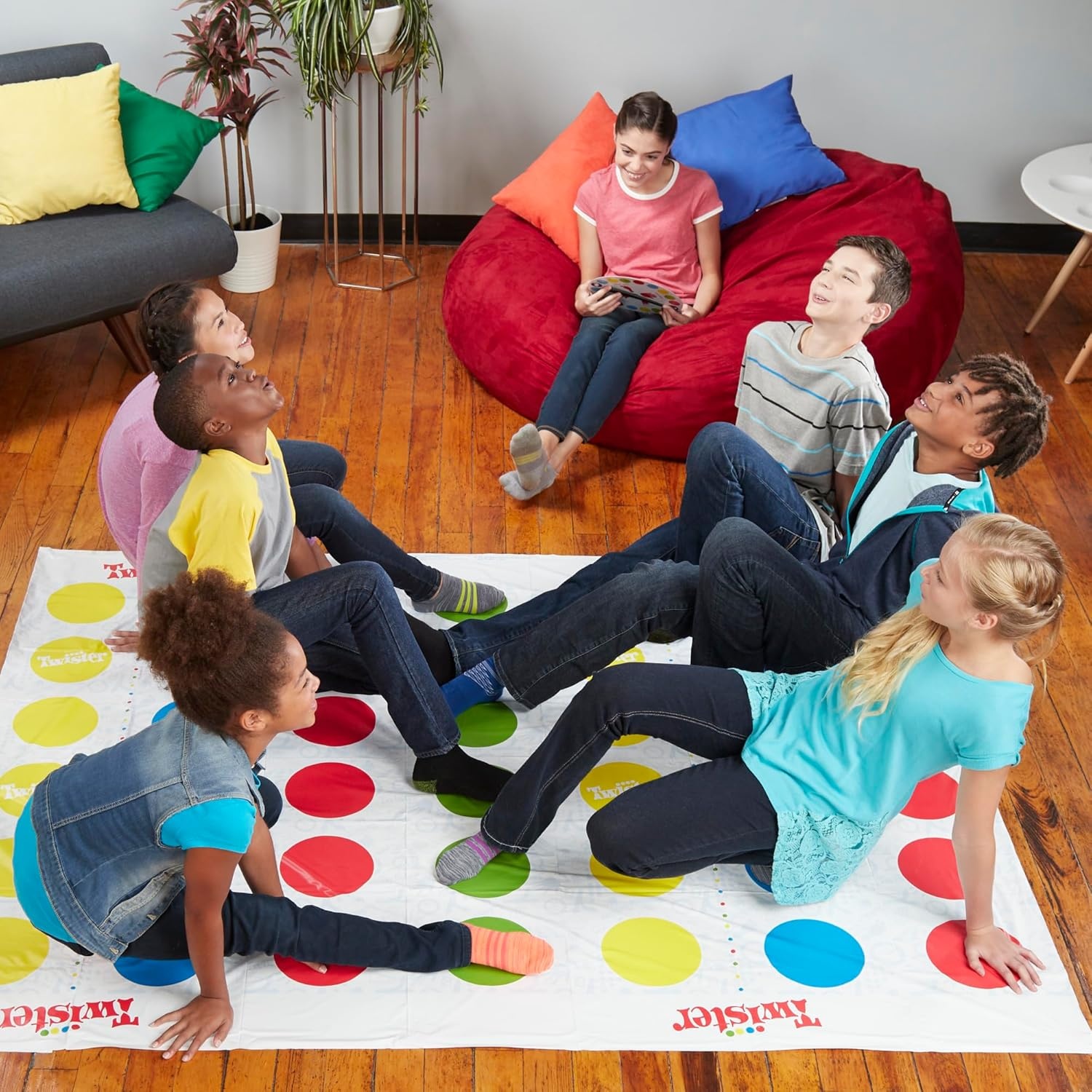 image:imageHasbro Gaming Twister Ultimate Bigger Mat More Colored Spots Family Kids Party Game Age 6 Compatible with Alexa Amazon ExclusiveStandard